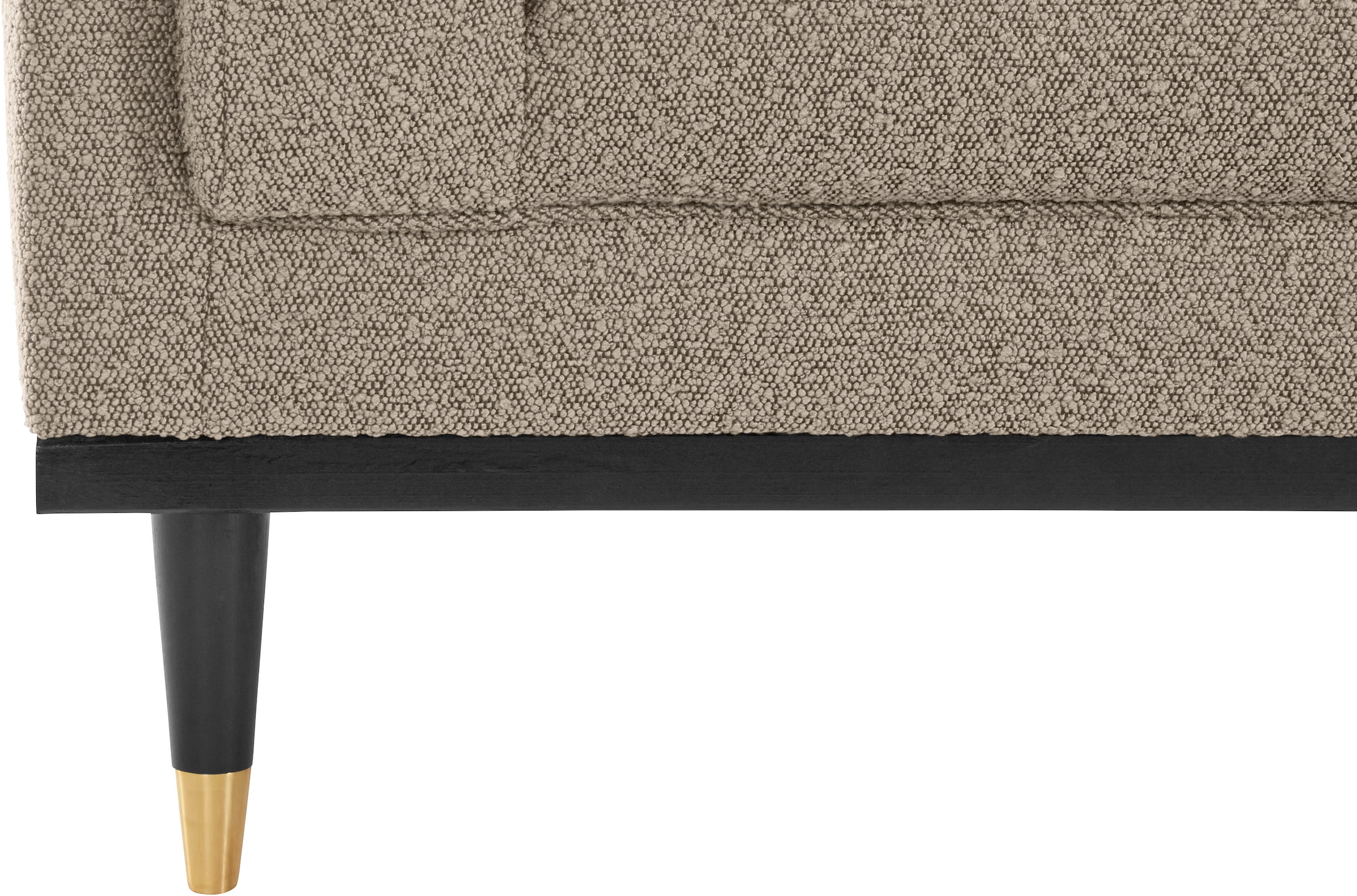 Guido Maria Kretschmer Home&Living 2-Sitzer »Chamby New«, im Bouclé-Strukturbezug mit Steppung im Lehnenbereich