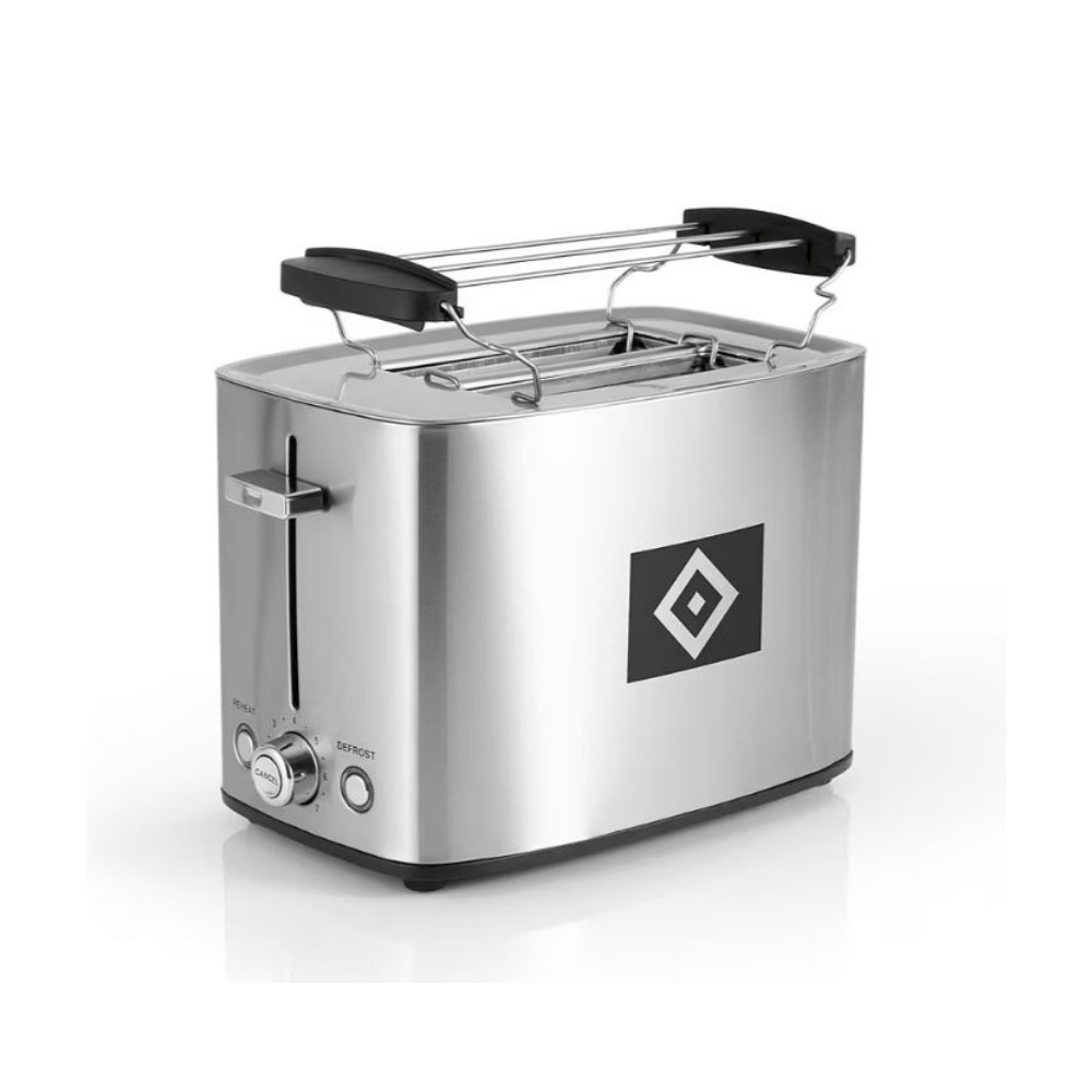 Toaster HAMBURGER SV "Hamburger SV Toaster HSV Toaster Edelstahl", mehrfarbig, Toaster - Einheitsgröße