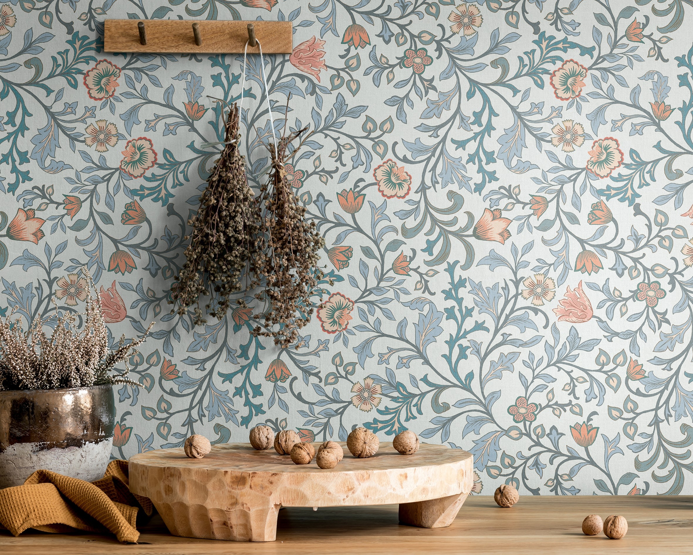 Marburg Vliestapete »Floral Flourish«, floral, moderne Tapete für Wohnzimmer Schlafzimmer Küche