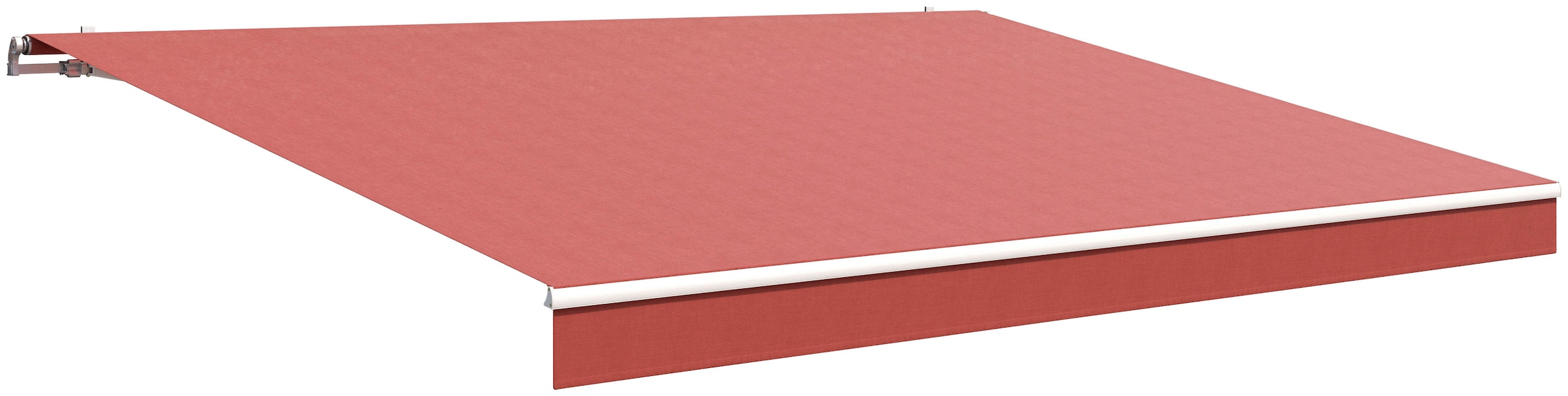 Gelenkarmmarkise WISMAR, B:450cm H:25cm, rot, Polyacryl, Markisen, "Classic"