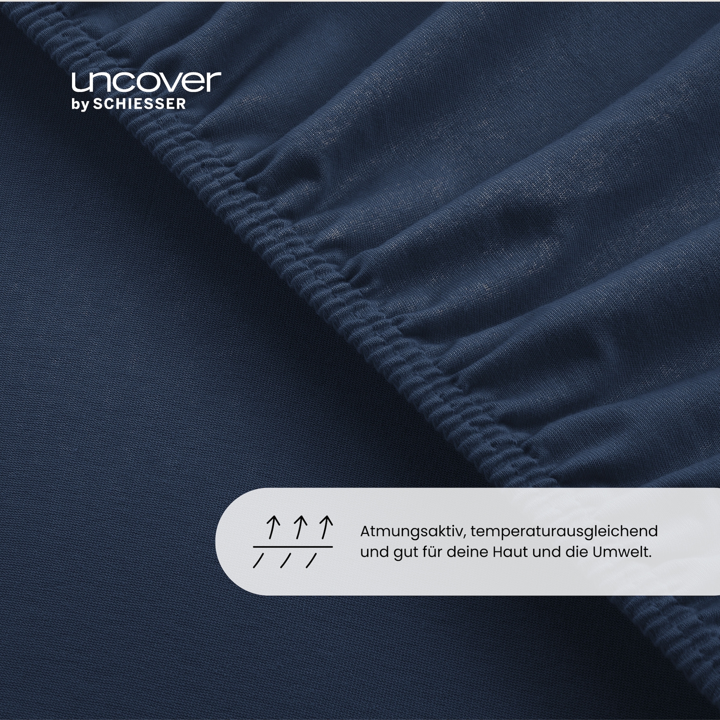 uncover by SCHIESSER Spannbettlaken »New Jersey aus 100% Baumwolle«, Made in Green