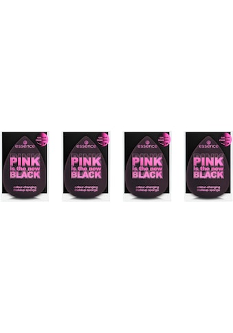 Make-up Schwamm »PINK is the new BLACK colour-changing makeup sponge«, (4er-Set)