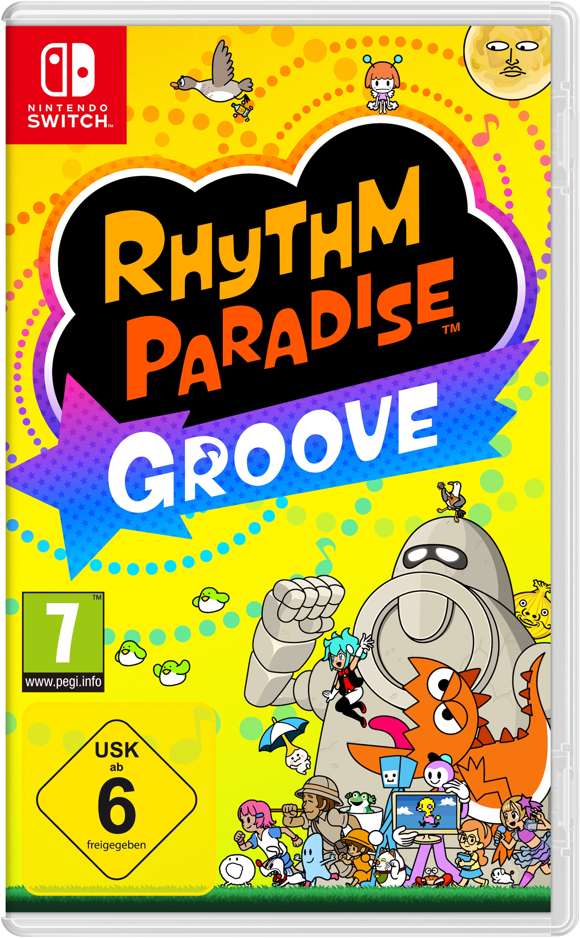 NINTENDO SWITCH Spielesoftware "Rhythm Paradise Groove", Nintendo Switch, gelb, Spielesoftware