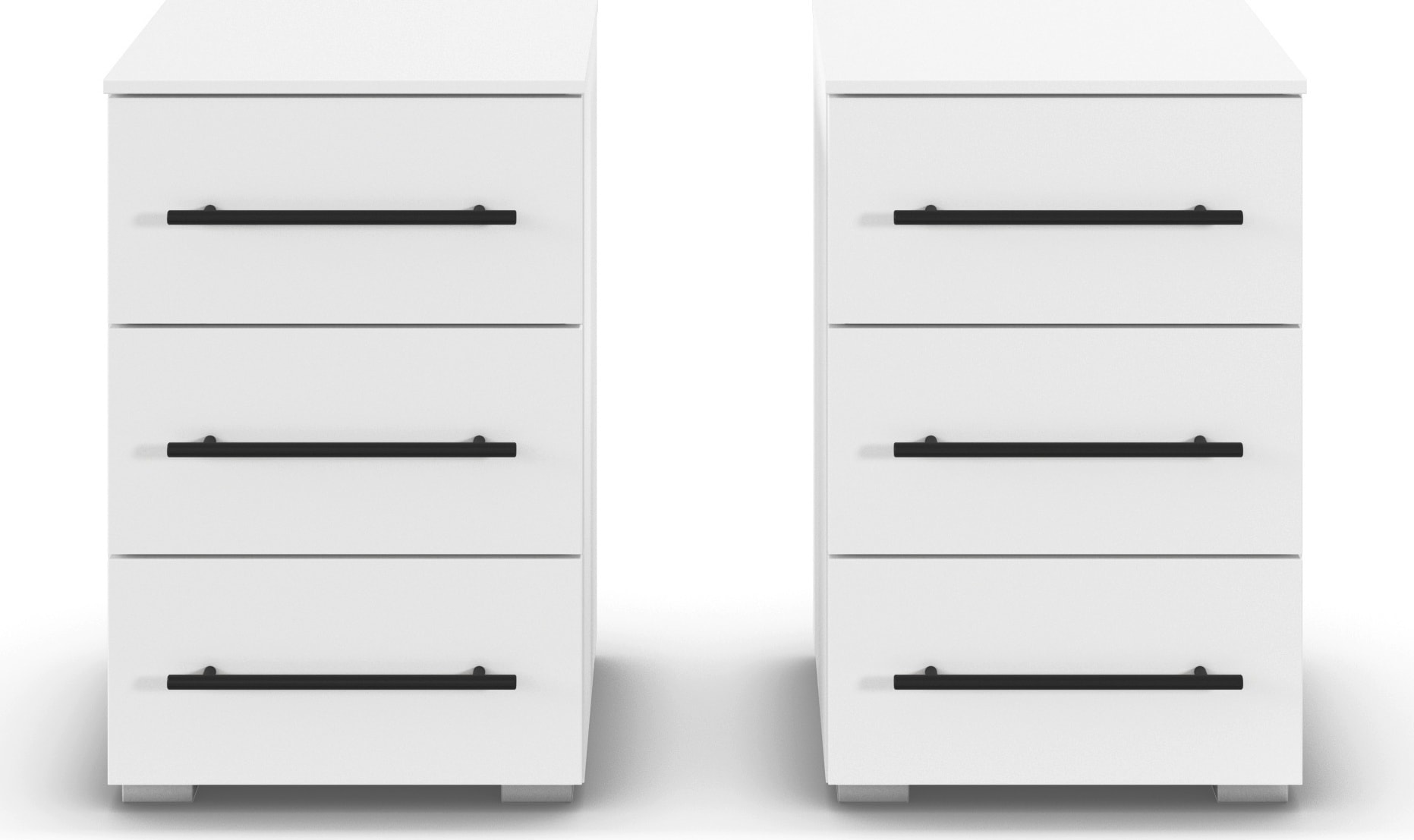 rauch Nachtkommode »Nachttisch Nachtkonsole AVOLA in Dekorfront« Set, Breite 40 cm inkl. Soft-Close-Funktion, 2 Stk. tlg. Paar (Breite 40 cm), 3 Schubladen für viel Stauraum, MADE IN GERMANY