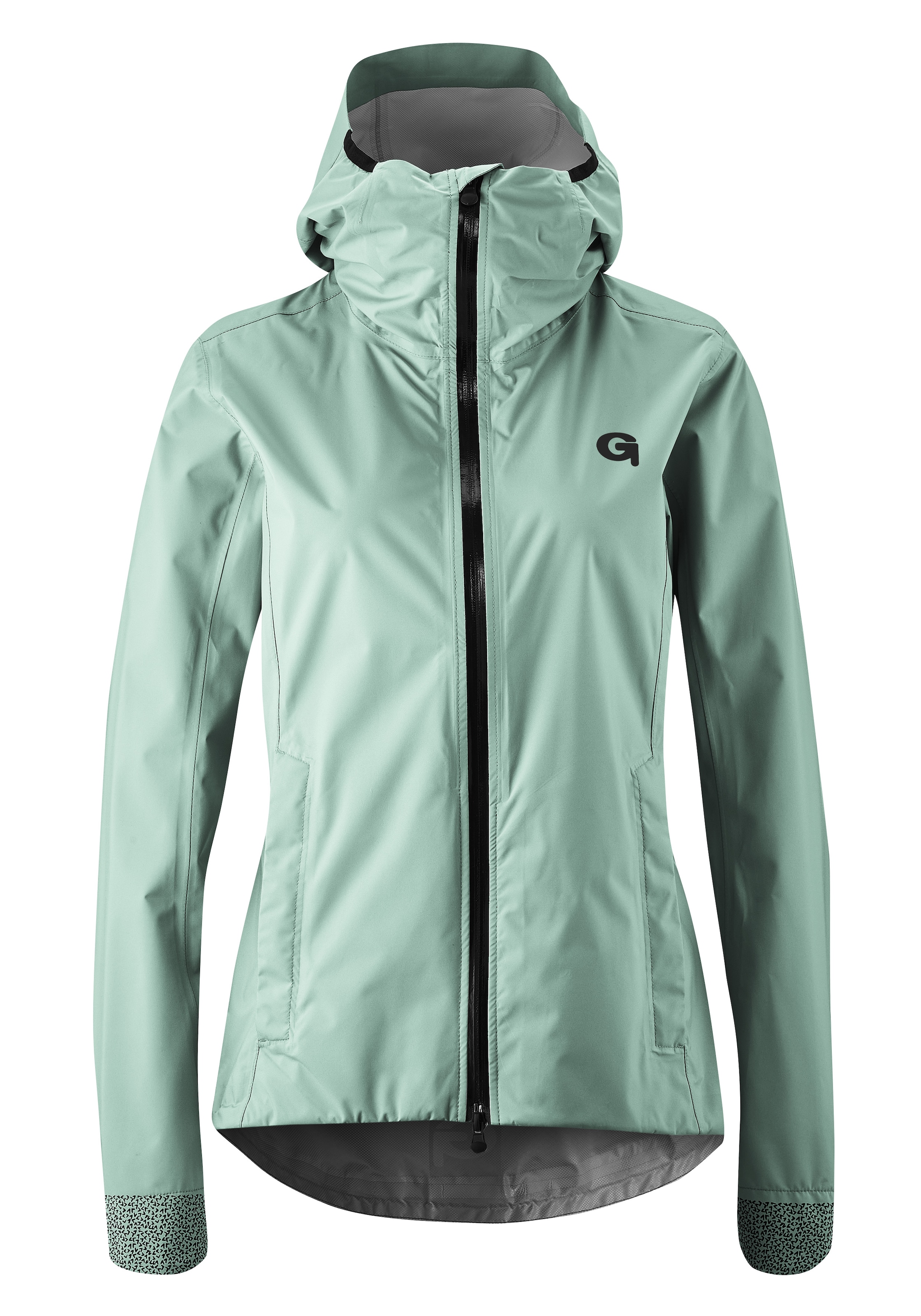 Gonso Fahrradjacke "Save Jacket Trail W", Damen Regenjacke wind- und wasserdicht, Radjacke mit Kapuze