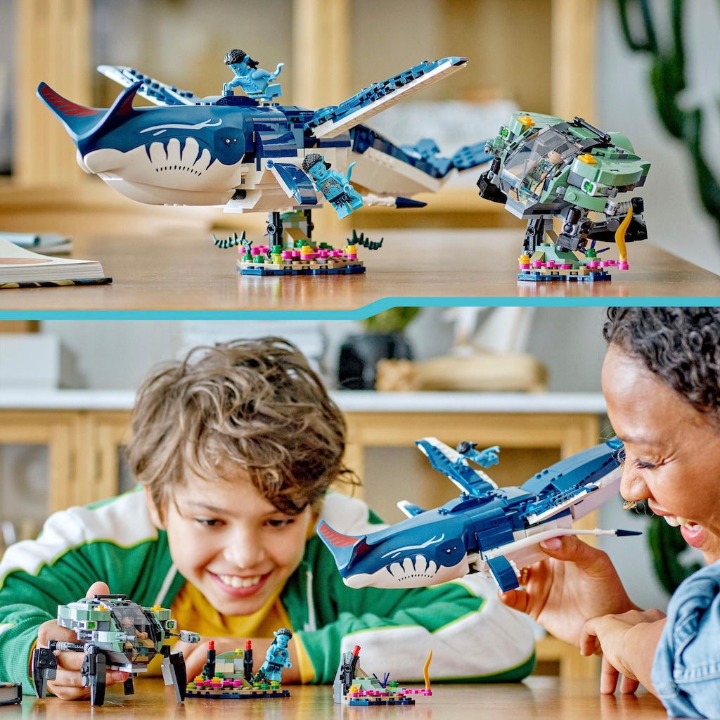 LEGO® Konstruktionsspielsteine »Payakan der Tulkun und Krabbenanzug (75579), LEGO® Avatar«, (761 St.)