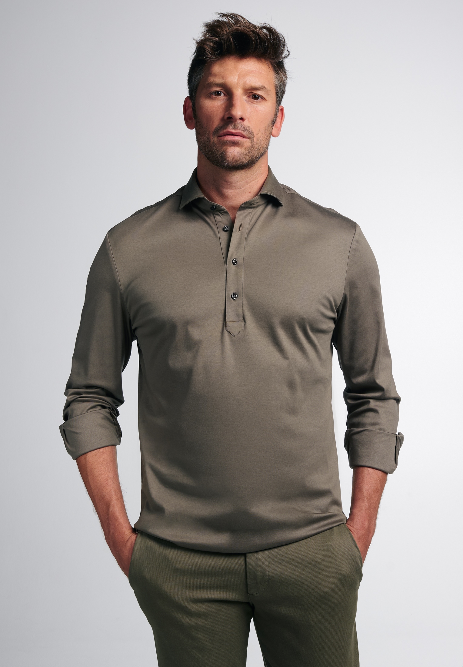 Eterna Langarmhemd "MODERN FIT" NON IRON (bügelfrei) günstig online kaufen