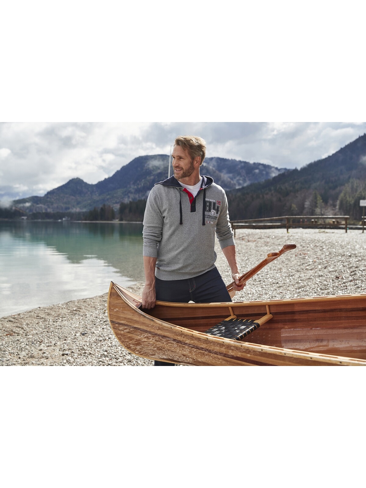 Jan Vanderstorm Kapuzenpullover »Pullover STIGO«