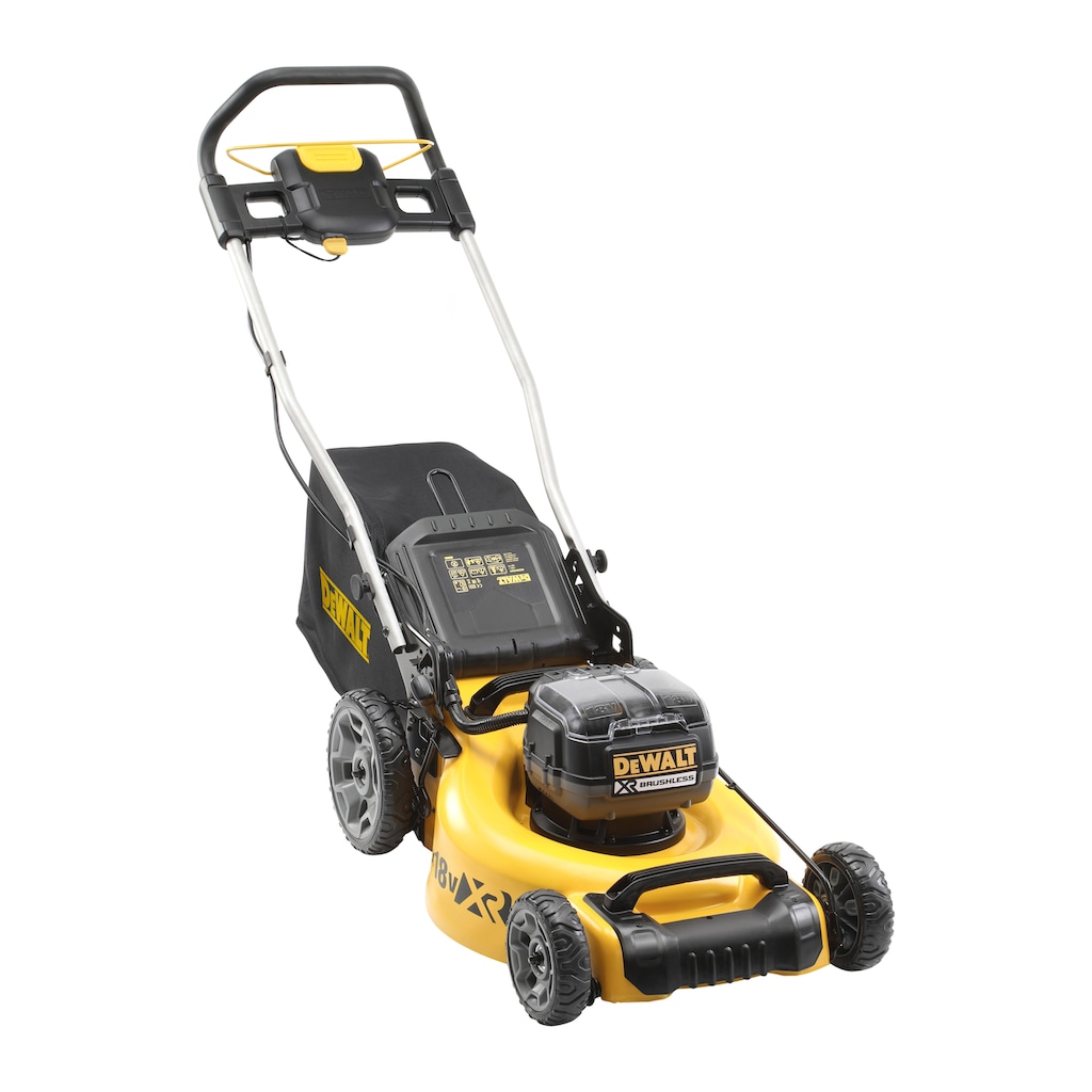 DeWalt Akkurasenmäher »DCMW564N-XJ Akku-Rasenmäher (bl), 48cm, 2x18 bzw. 54 Volt«, (Basisversion (ohne Akku und Netzteil)