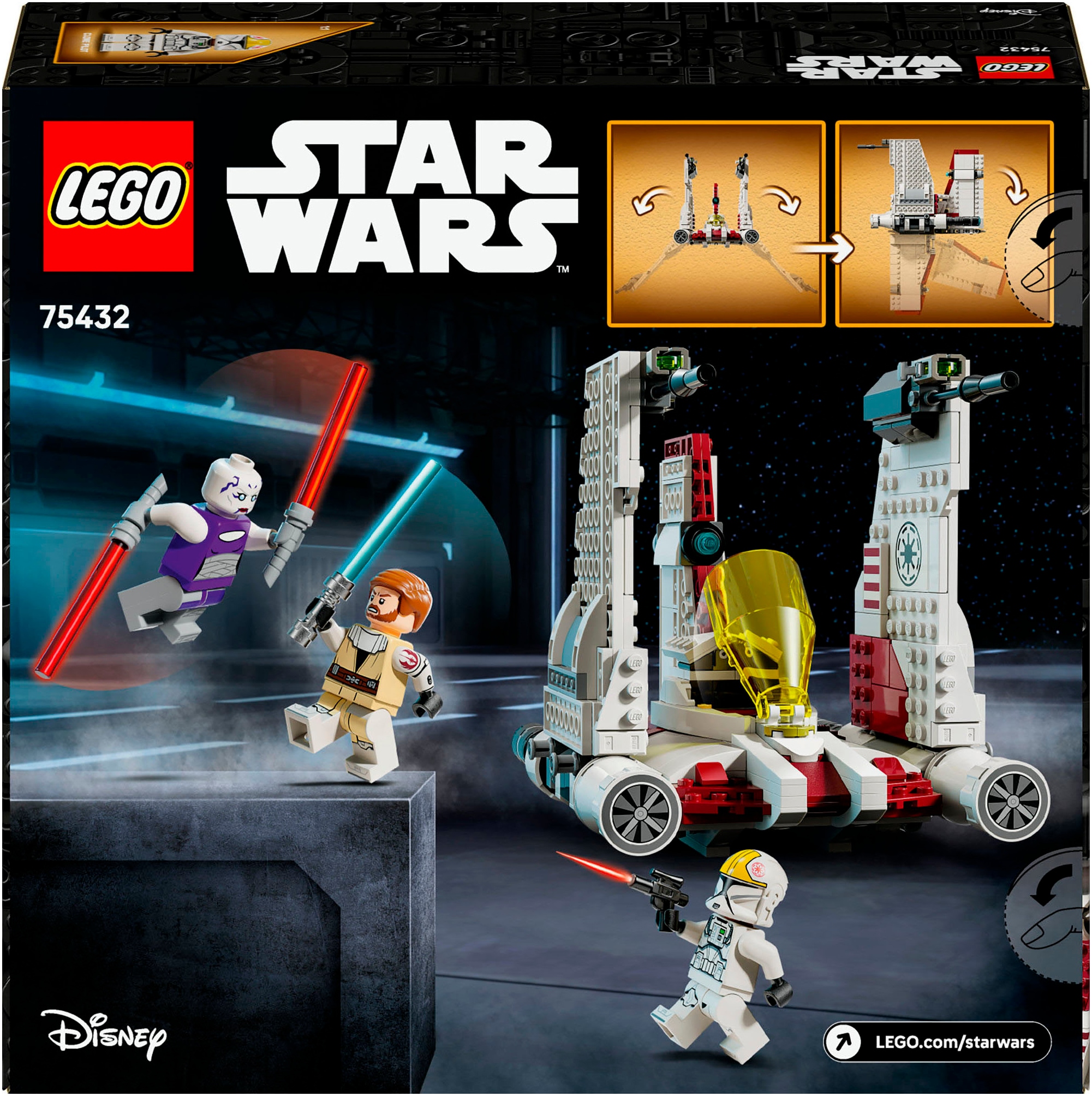 LEGO® Konstruktionsspielsteine »V-19 Torrent-Sternjäger (75432), LEGO Star Wars™«, (567 St.), Made in Europe