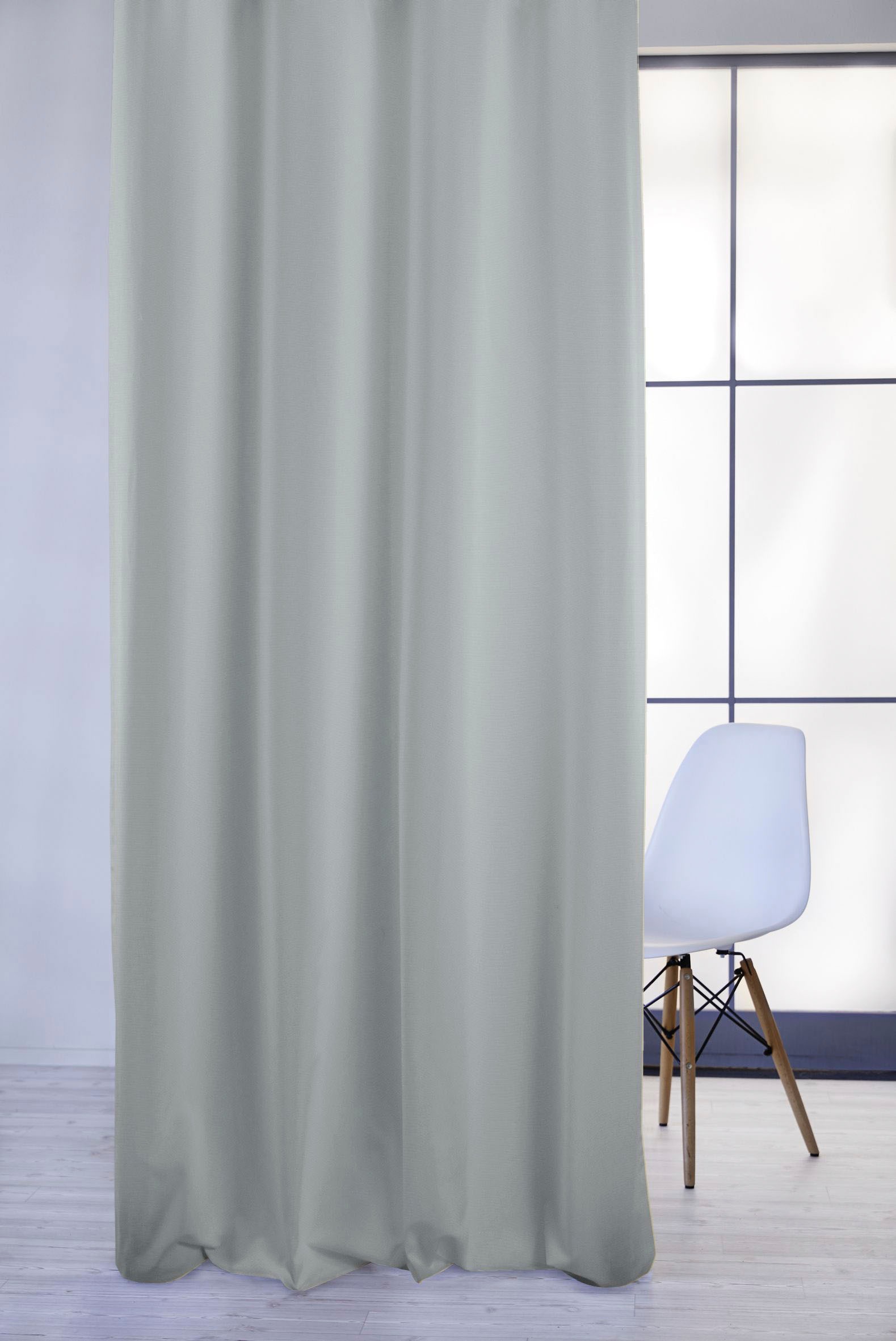 APELT Vorhang "4362 Rips Uni" Ösen 1 Stk. tlg. Wasser- und Schmutzabweisend günstig online kaufen