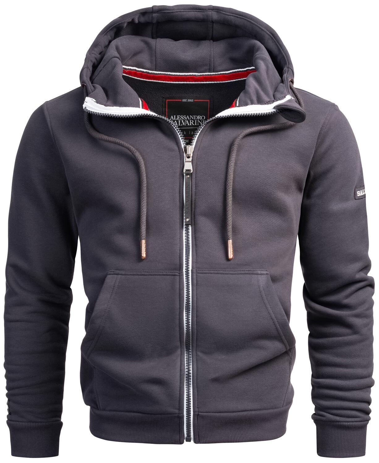 Alessandro Salvarini Sweatjacke »ASBergamo« aus hochwertigem, warmem Material