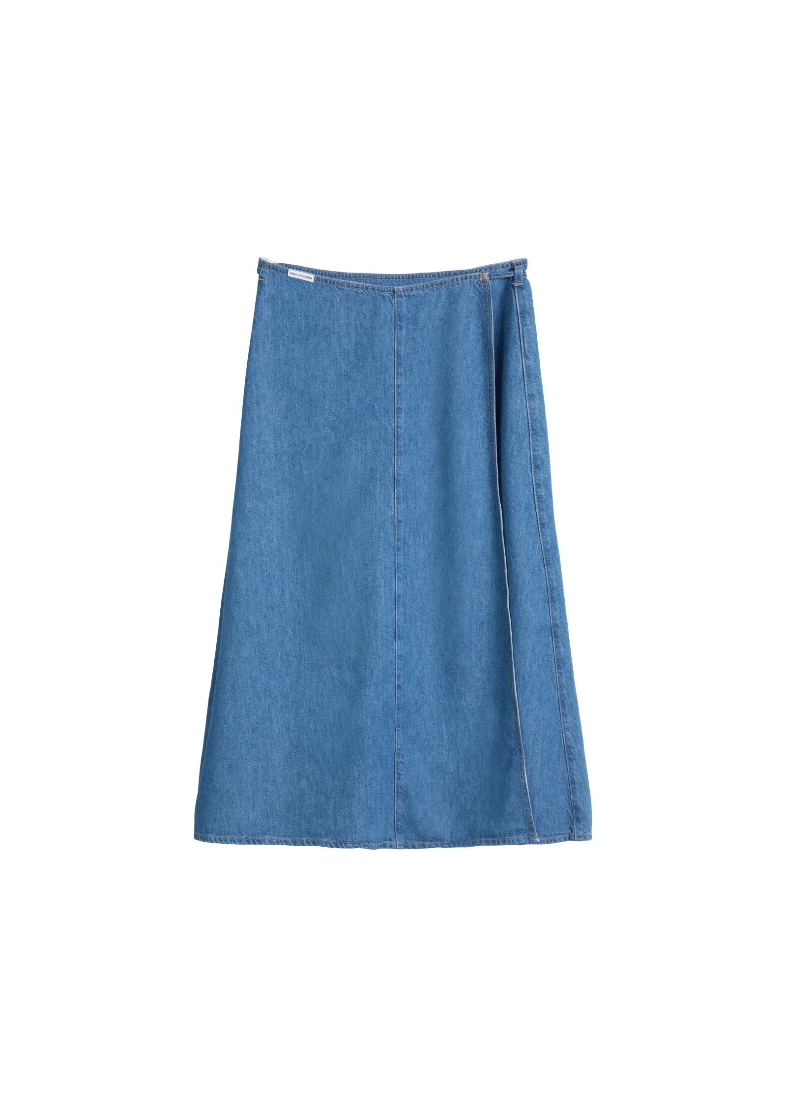 Marc O'Polo DENIM Jeansrock »mit recyeltem Leinen-Garn«