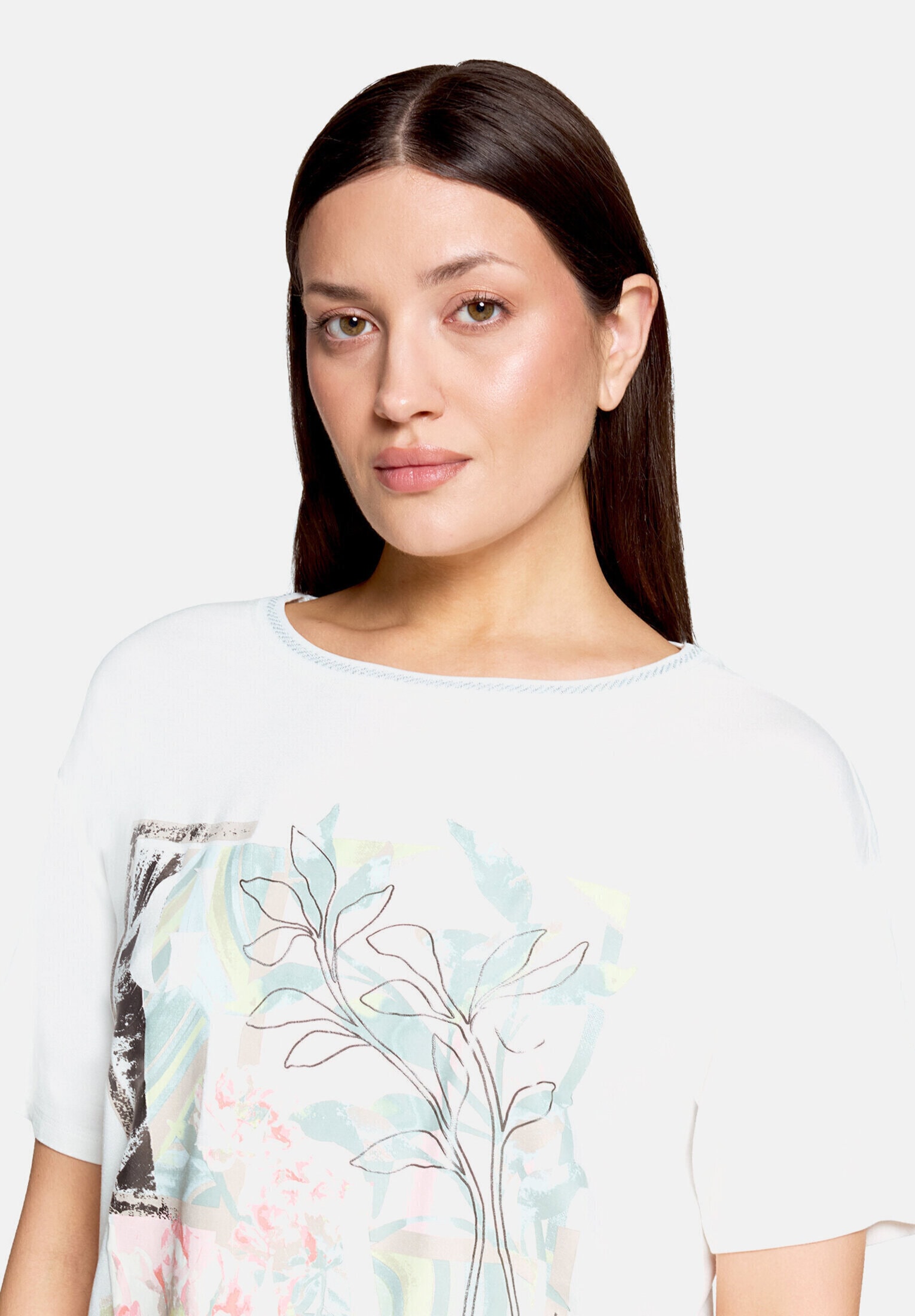 Betty Barclay Kurzarmshirt »Damen mit Rippbündchen« 1 Stk.