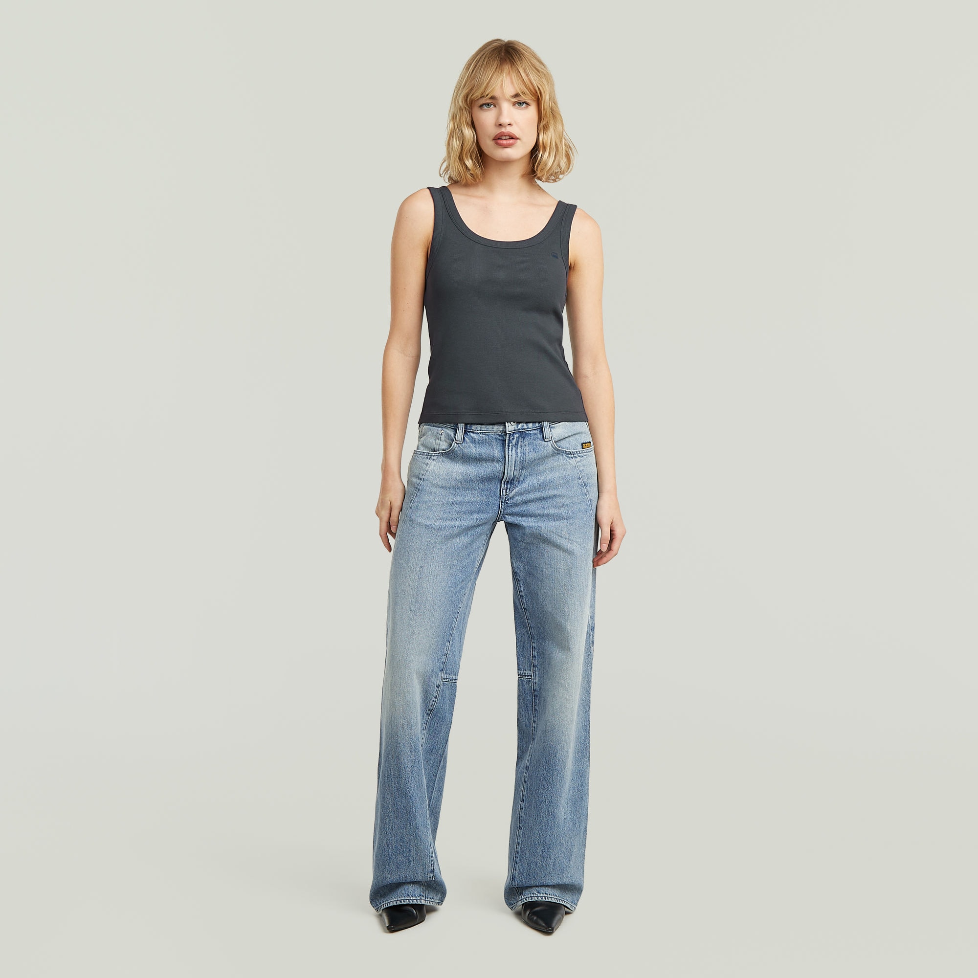 G-STAR Ripptanktop »Slim Rib Tank wmn« aus Baumwolle mit Stretch