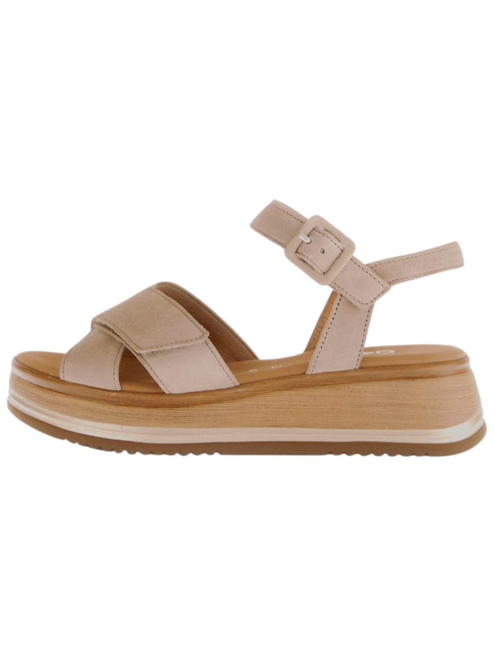 Gabor Comfort Keilsandalette "Gabor Comfort Sandalen Veloursleder" günstig online kaufen