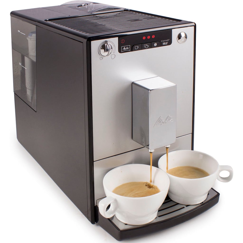 Melitta Kaffeevollautomat »Solo® E950-203, silber/schwarz«