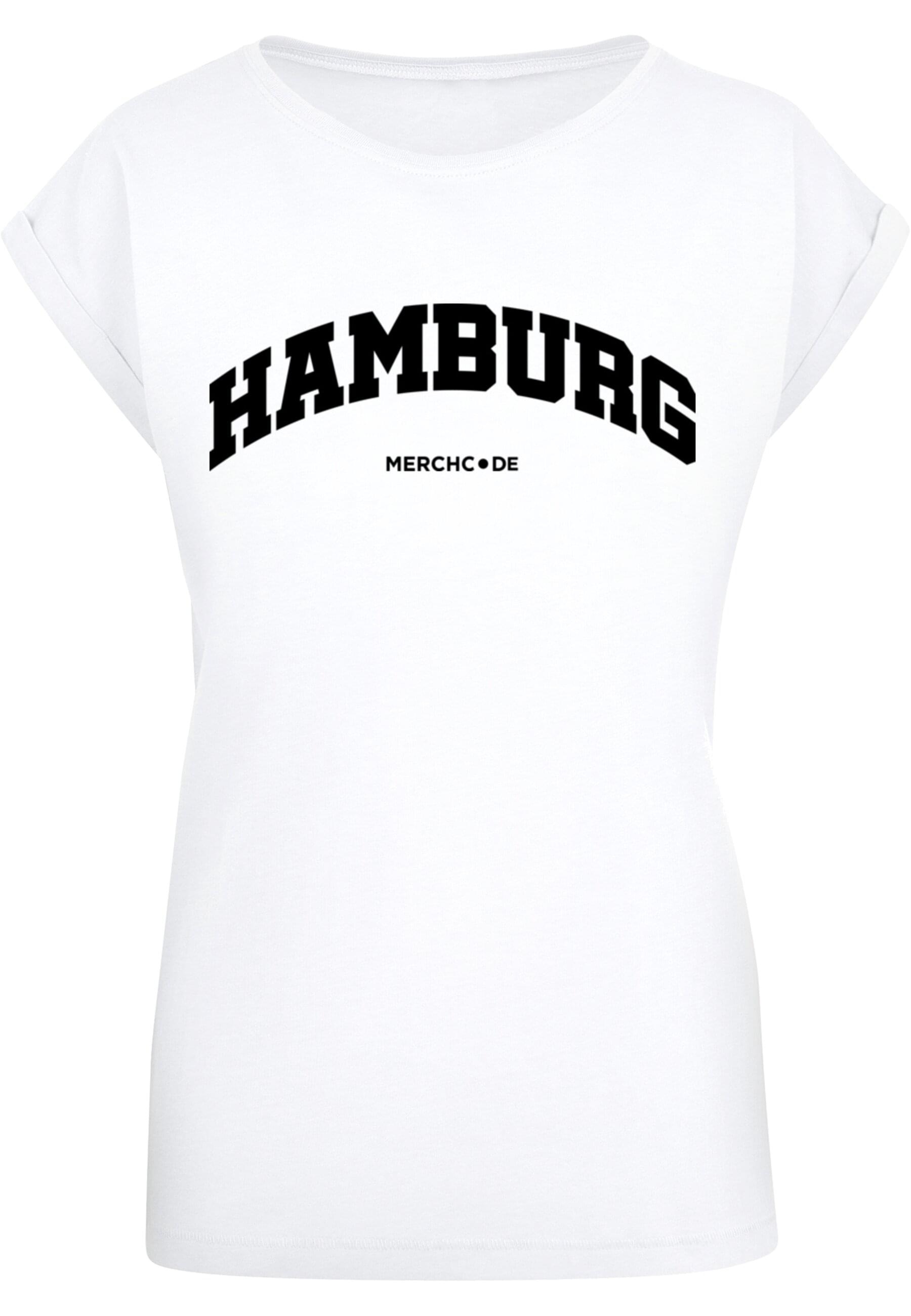 Merchcode T-Shirt "Merchcode Damen Ladies Hamburg Wording - T-Shirt" günstig online kaufen