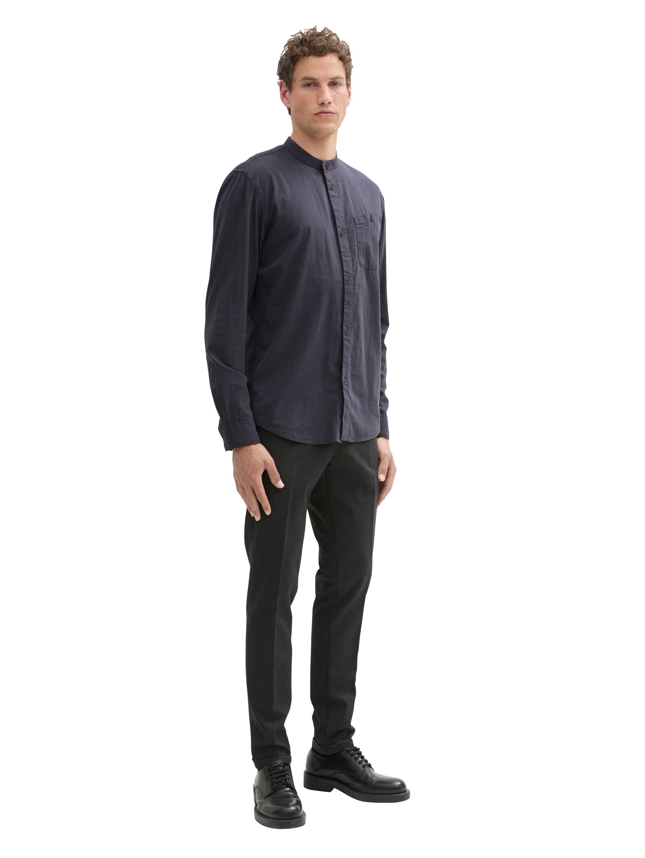 TOM TAILOR Denim Langarmhemd, mit Brusttasche