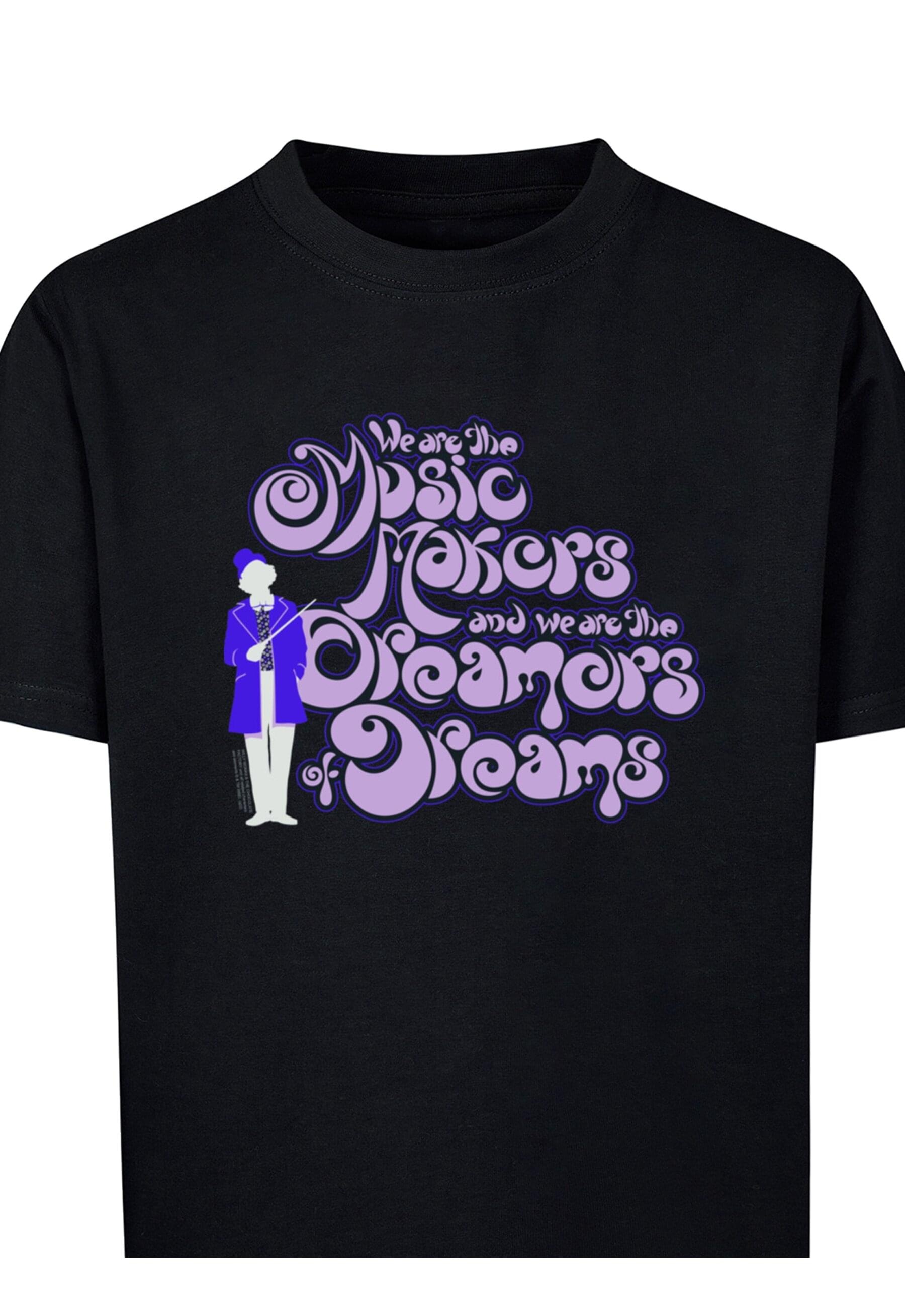 ABSOLUTE CULT T-Shirt »ABSOLUTE CULT Herren Kids Willy Wonka - Dreamers Basic T-Shirt«, (1 tlg.)