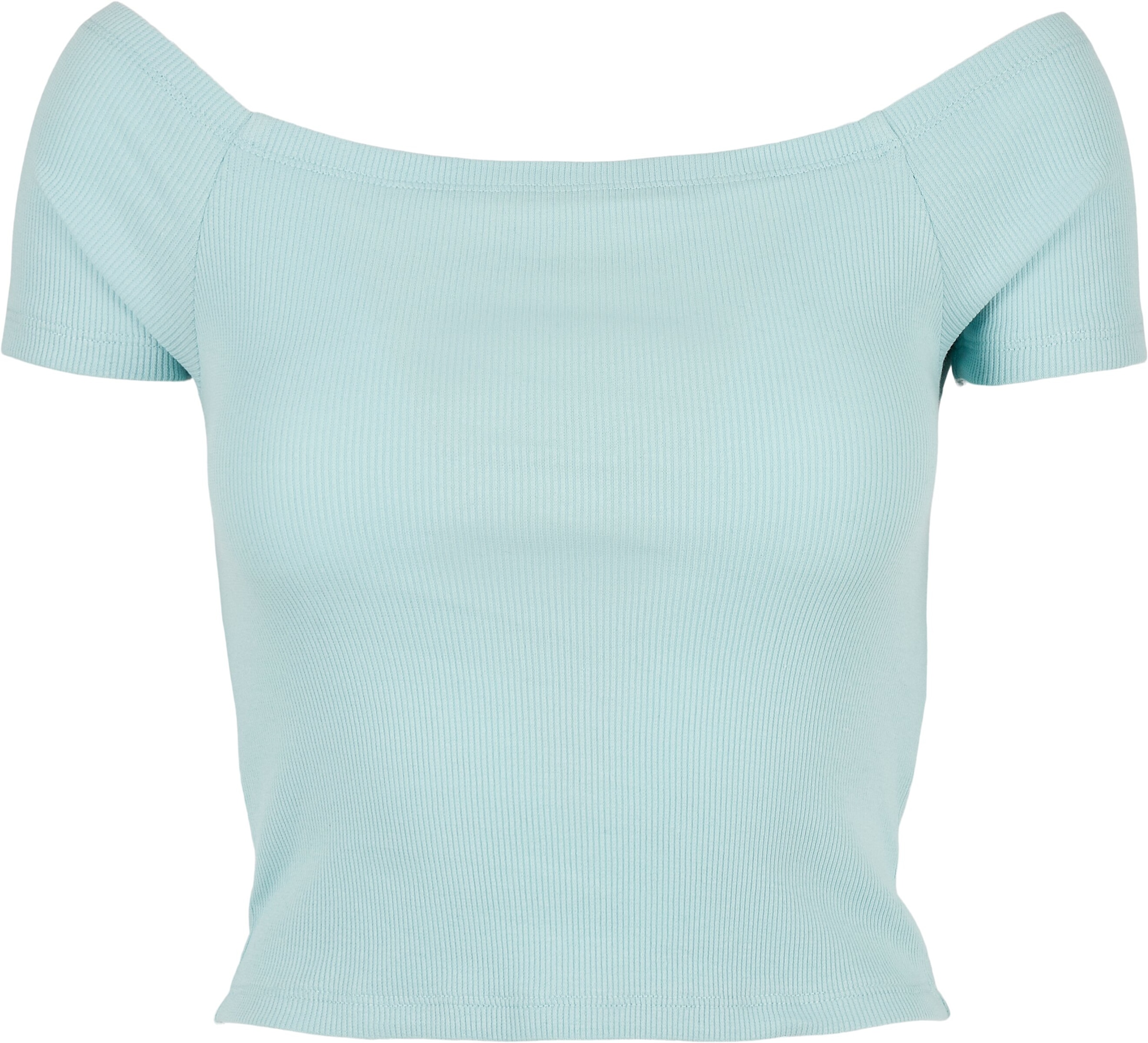 URBAN CLASSICS Tee«, Shoulder Ladies kaufen »Damen tlg.) online Rib Off (1 | T-Shirt BAUR