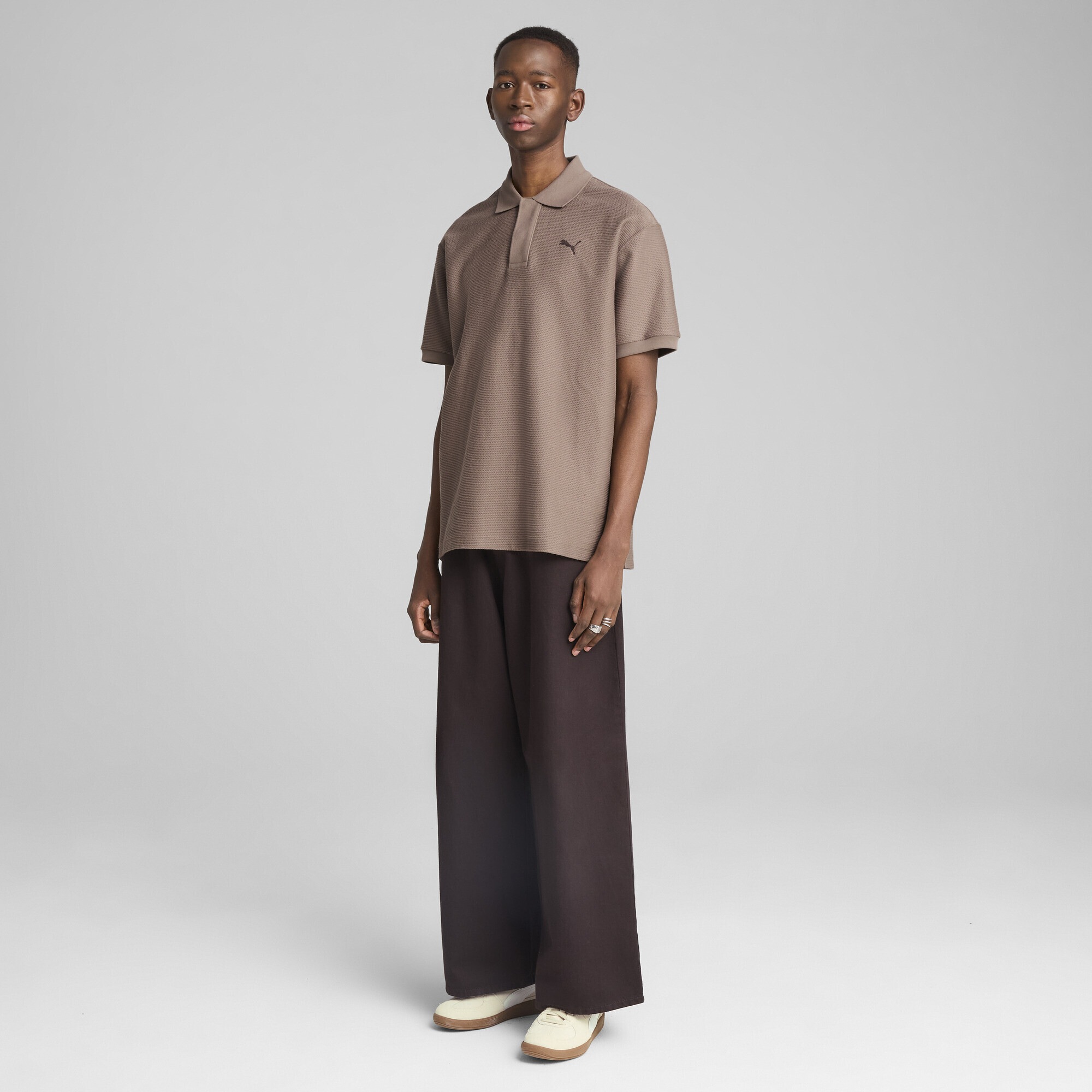 PUMA Poloshirt »PREMIUM ESS Relaxed Jacquard Poloshirt Erwachsene«