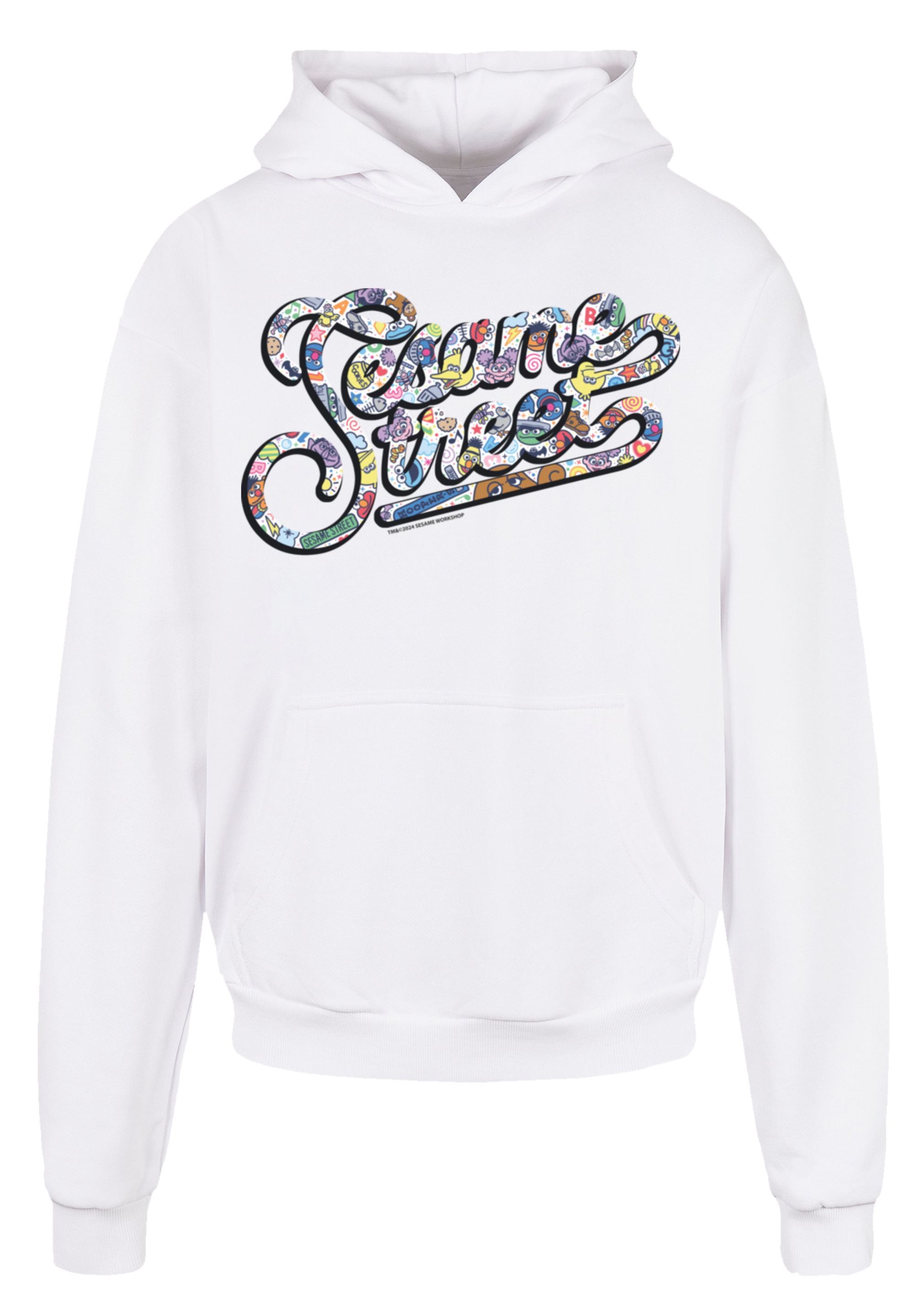 F4NT4STIC Kapuzenpullover "Sesamstraße Coloured lettering", Premium Qualitä günstig online kaufen