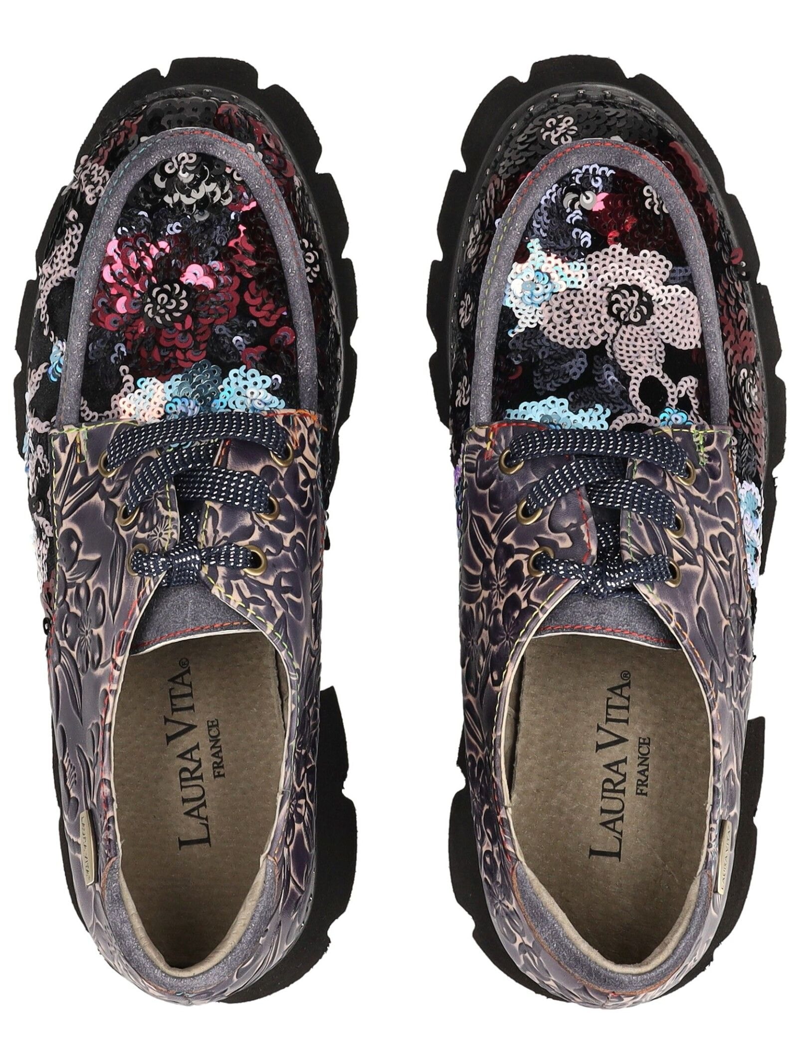 LAURA VITA Schnürschuh »LAURA VITA Halbschuhe Leder/Textil«
