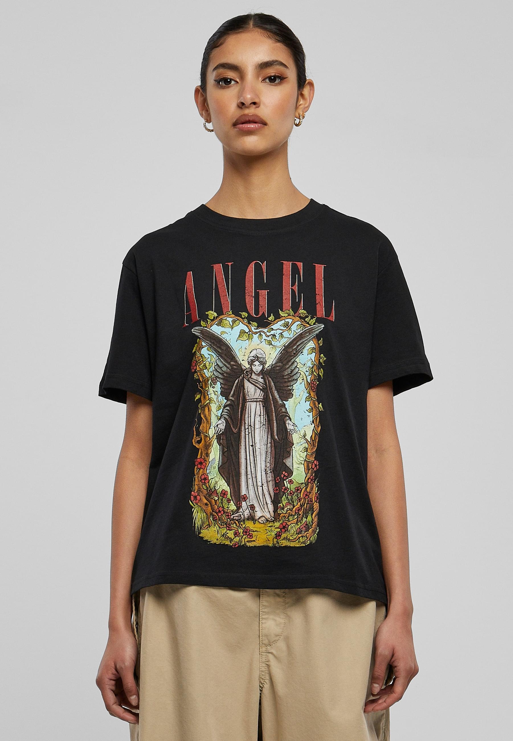Miss Tee Kurzarmshirt »Miss Tee Damen Angel Tee«, (1 tlg.)