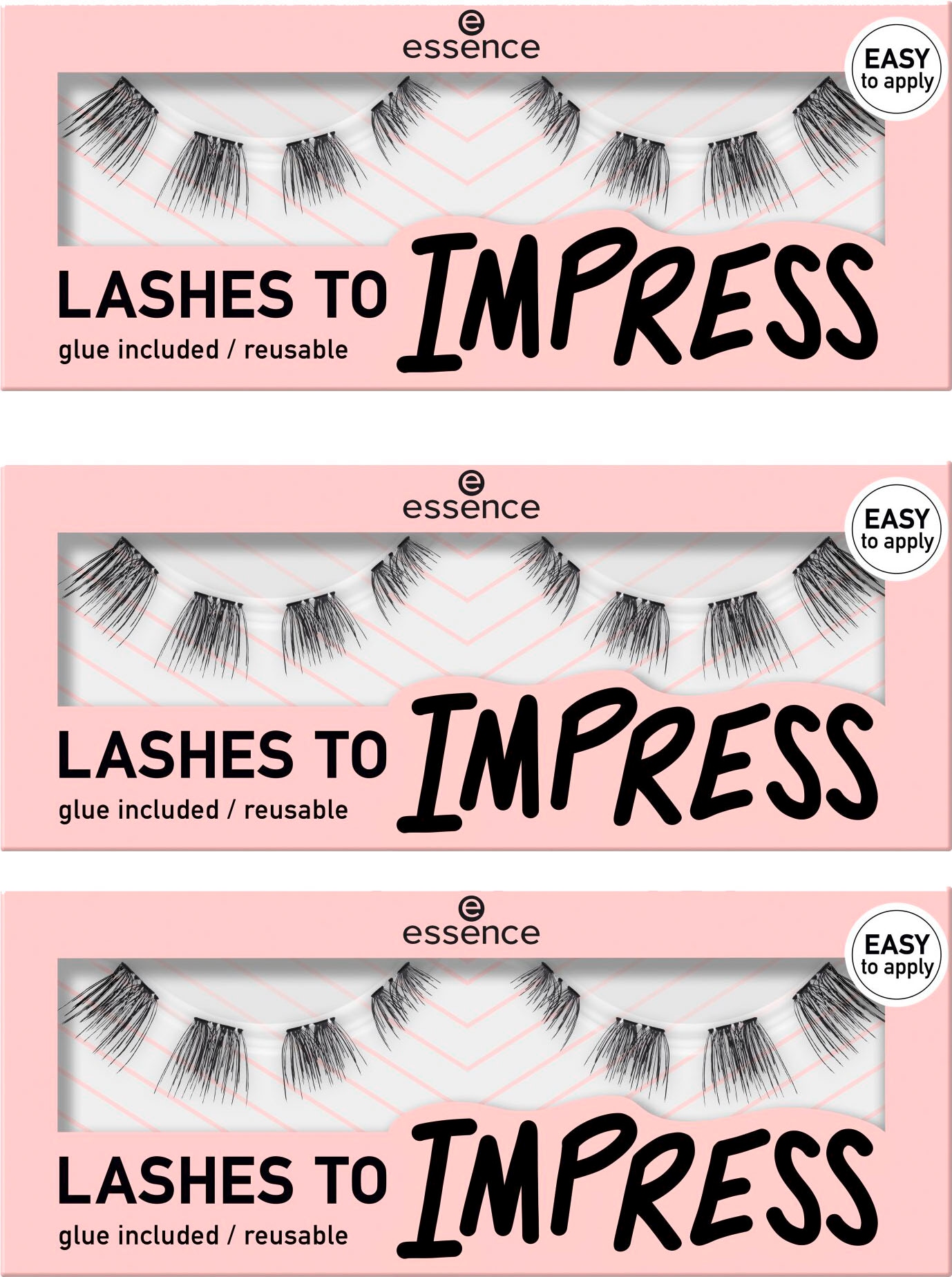 Einzelwimpern »LASHES TO IMPRESS«, (3tlg. Set)