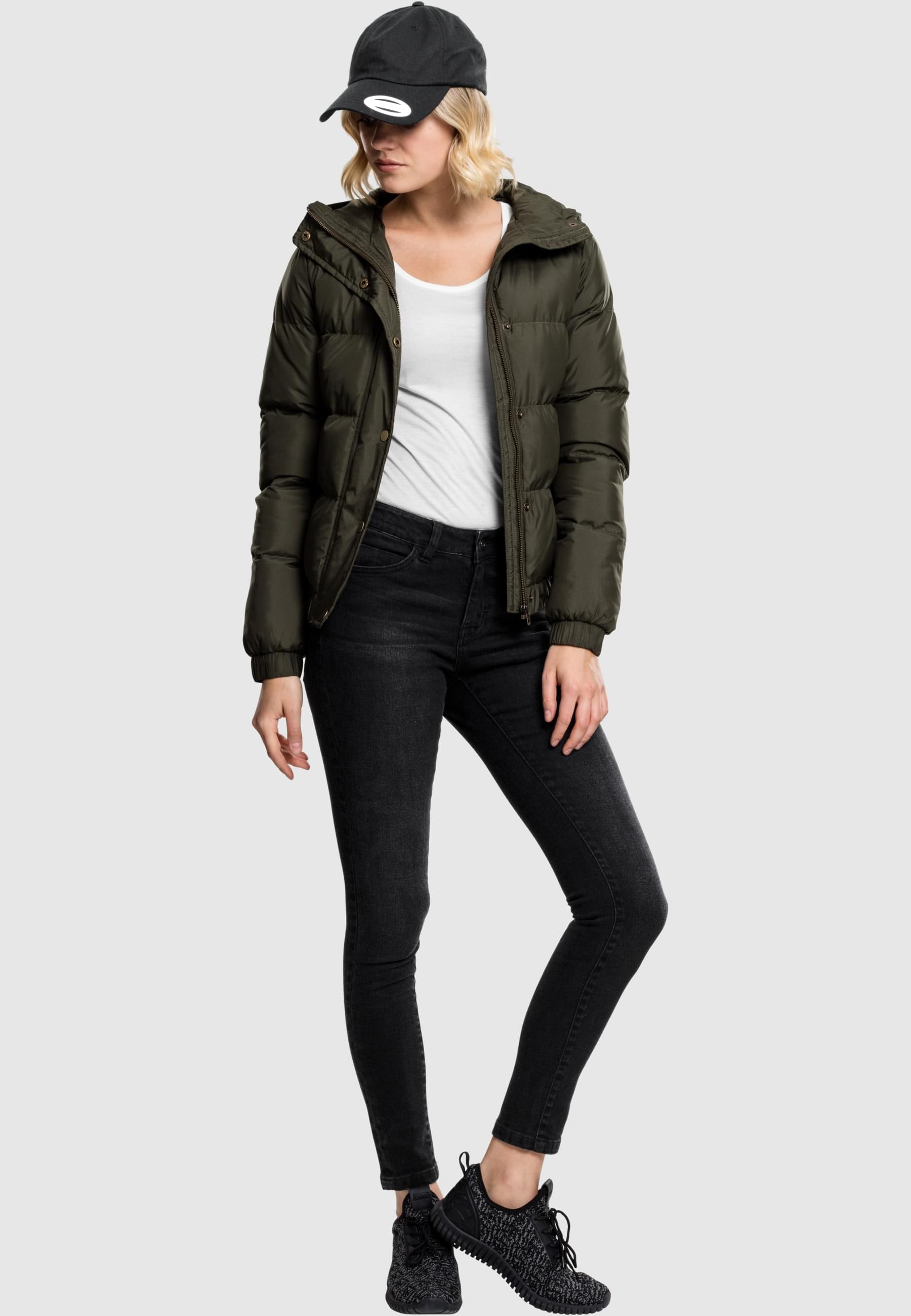 URBAN CLASSICS Winterjacke »Urban Classics Damen Ladies Hooded Puffer Jacket«, (1 St.), mit Kapuze