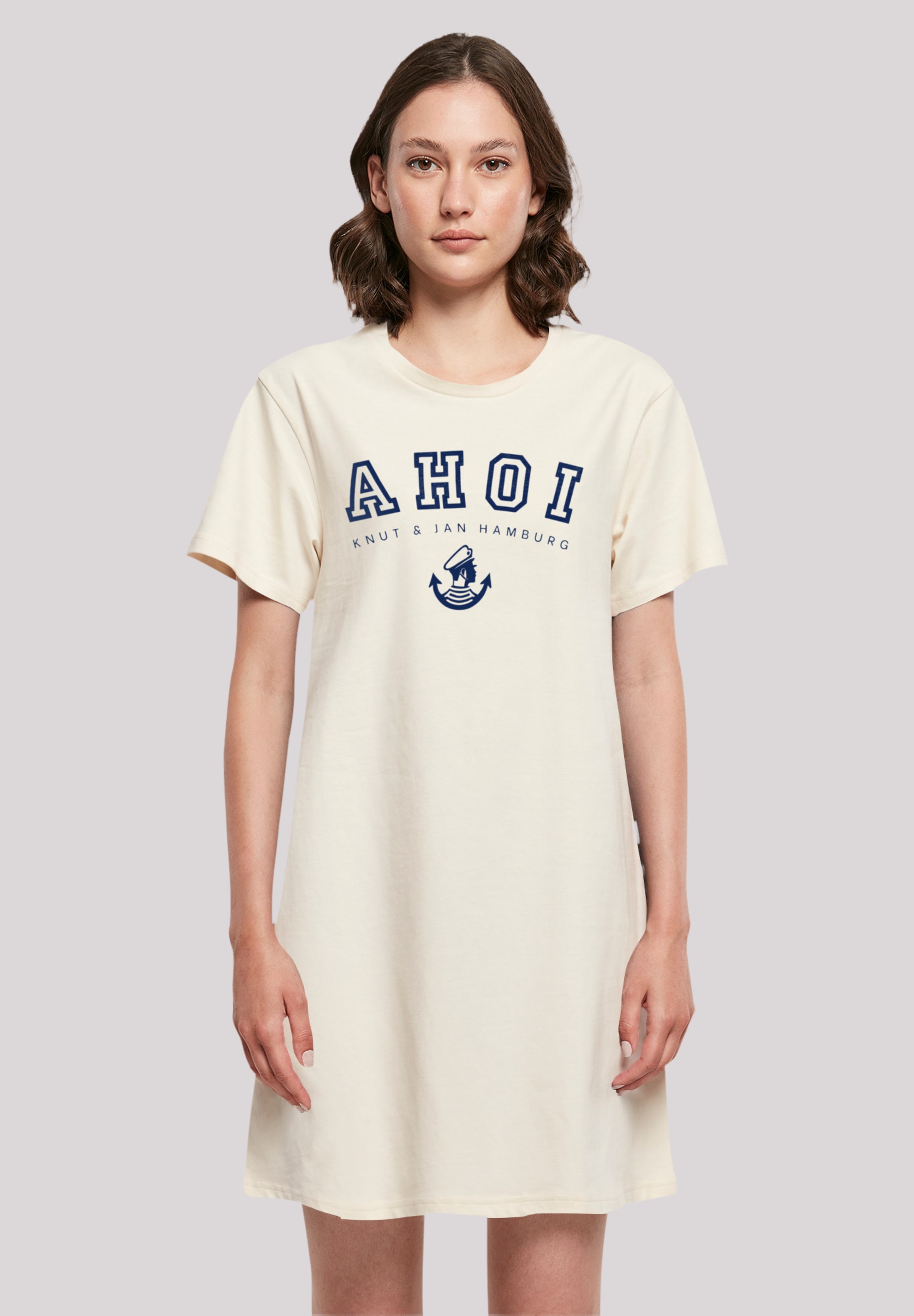 Shirtkleid »Ahoi Knut & Jan Hamburg«, Print