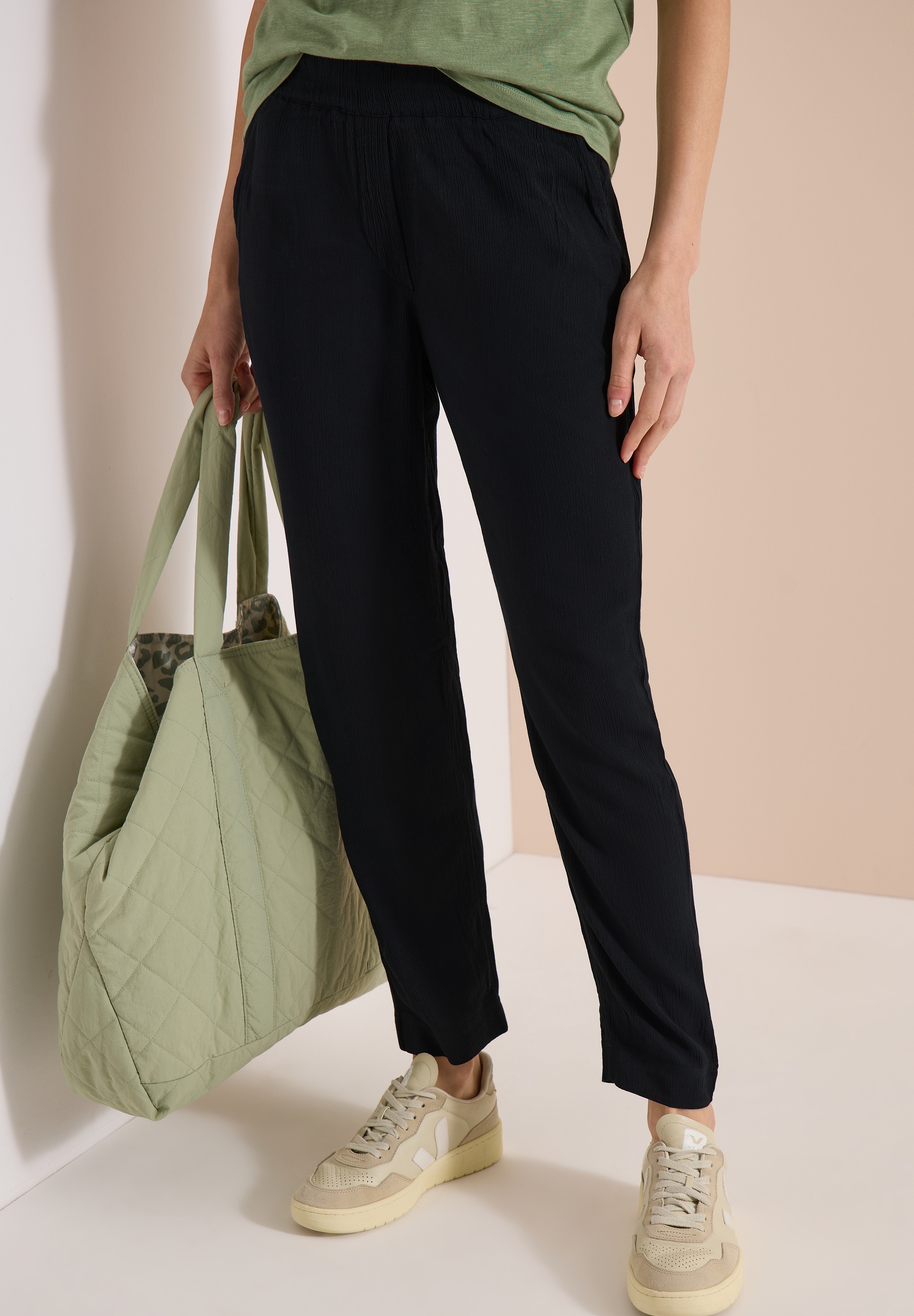 Cecil Stoffhose Middle Waist