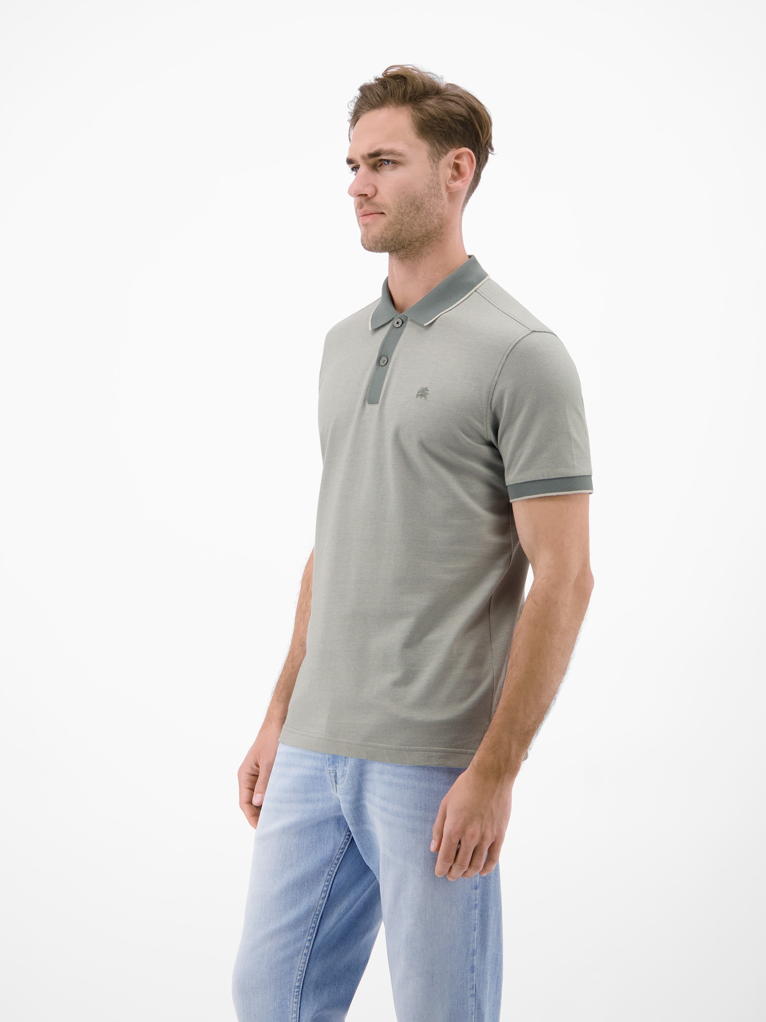 Thumbnail - LERROS Poloshirt "Poloshirt in 2-Tone-Optik"