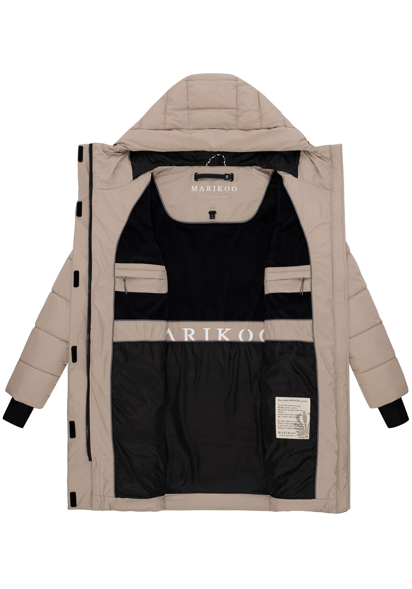 Marikoo Winterjacke »Kaituu XVI«, mit großer Kapuze