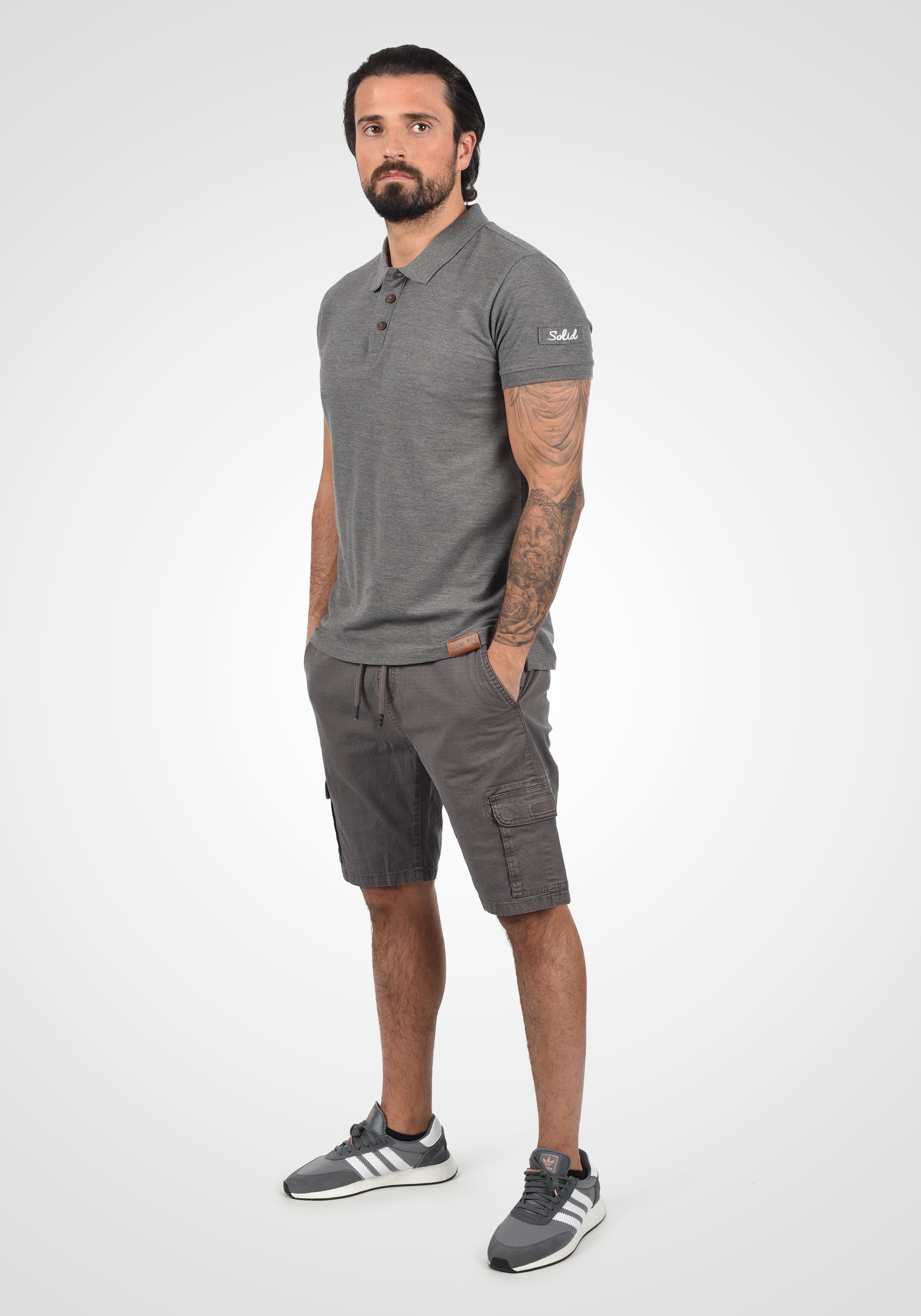 Indicode Cargoshorts "Cargoshorts IDFrances" günstig online kaufen