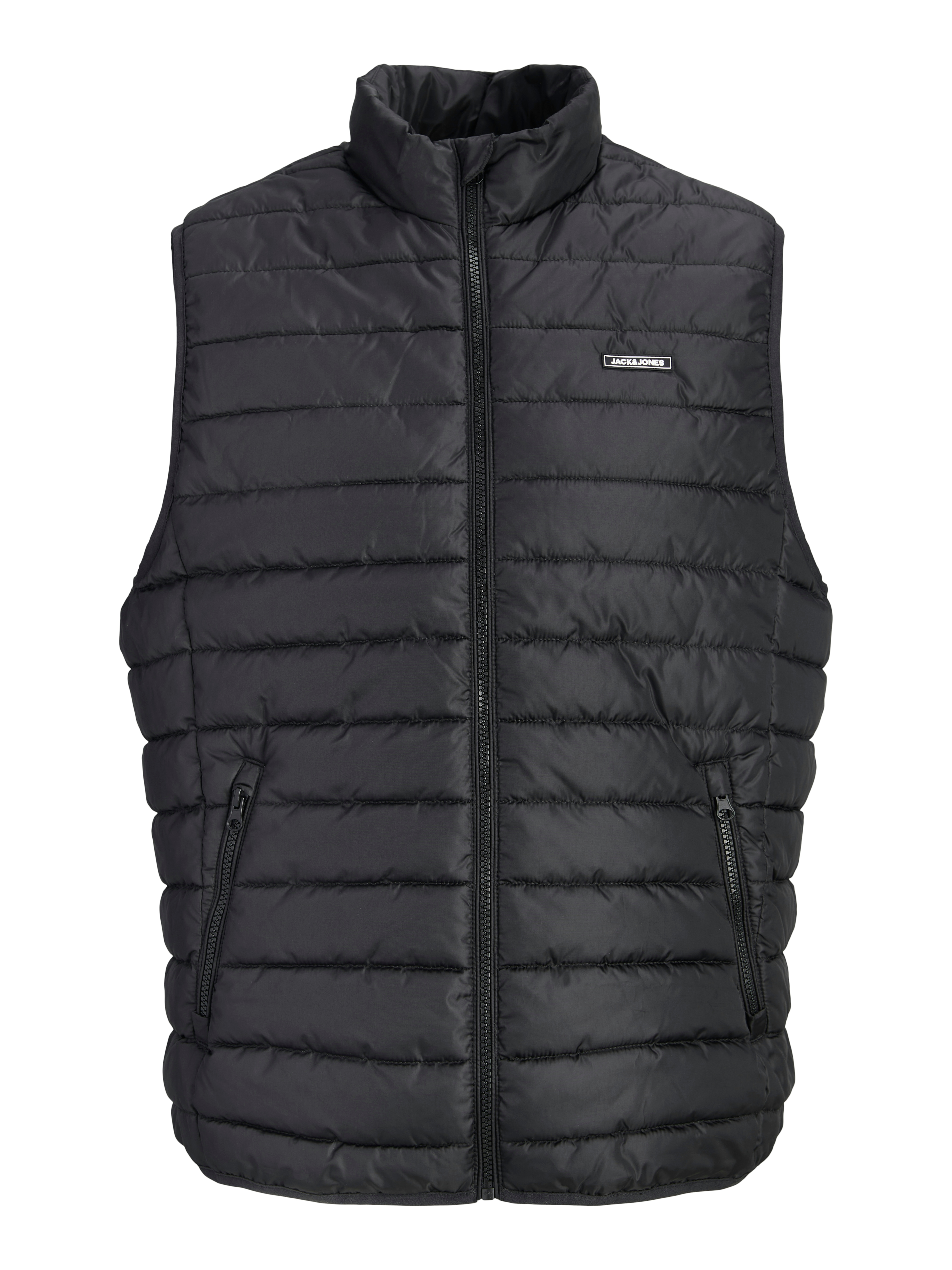 Jack & Jones PlusSize Steppweste "JJELVIS LIGHT BODYWARMER COLLAR PLS" Kunstfaser, regular fit