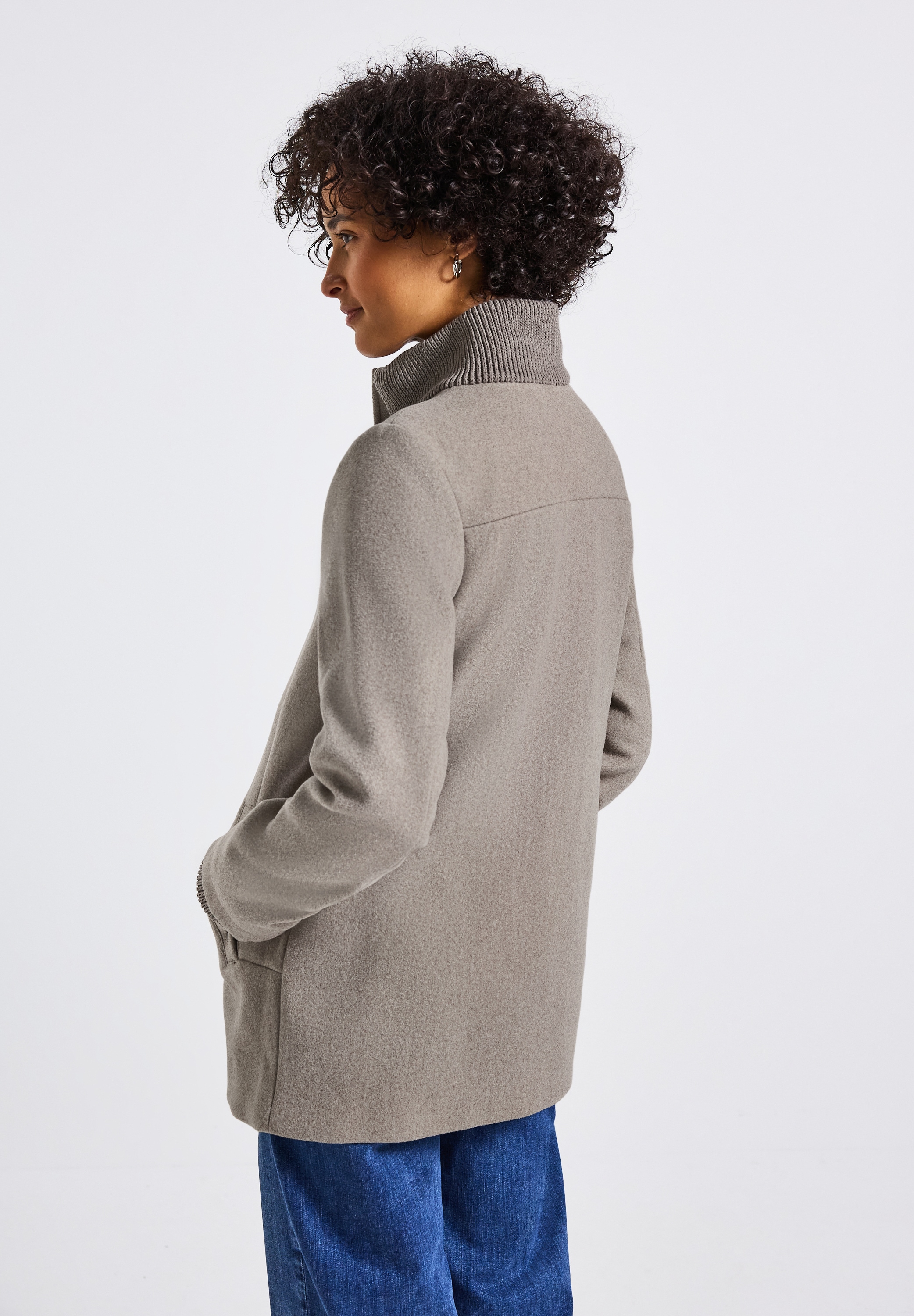 STREET ONE Kurzjacke, ohne Kapuze, mit Stehkragen