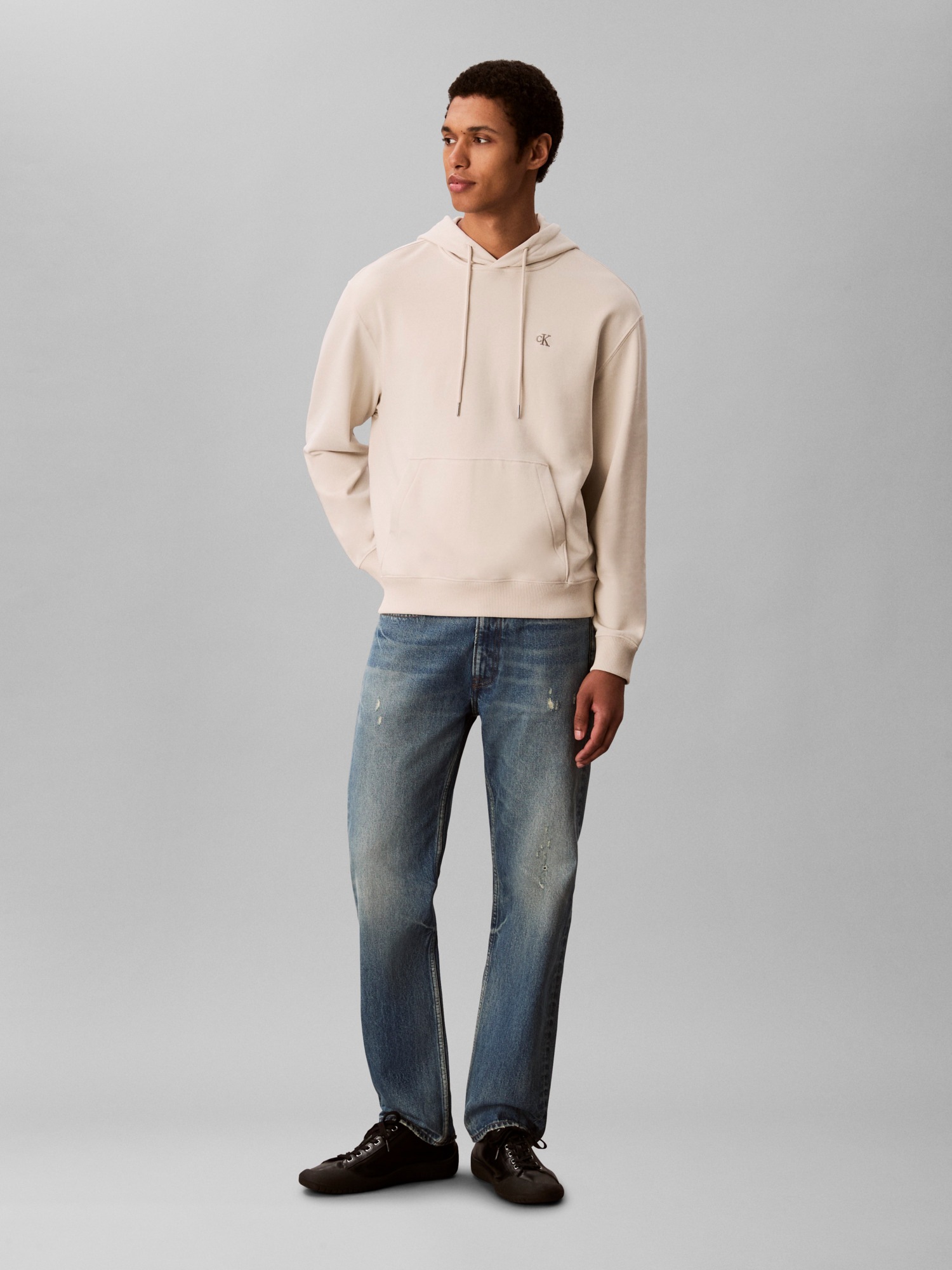Calvin Klein Jeans Sweatshirt »MONOGRAM HOODIE«, regular fit, Kapuze, Logostickerei