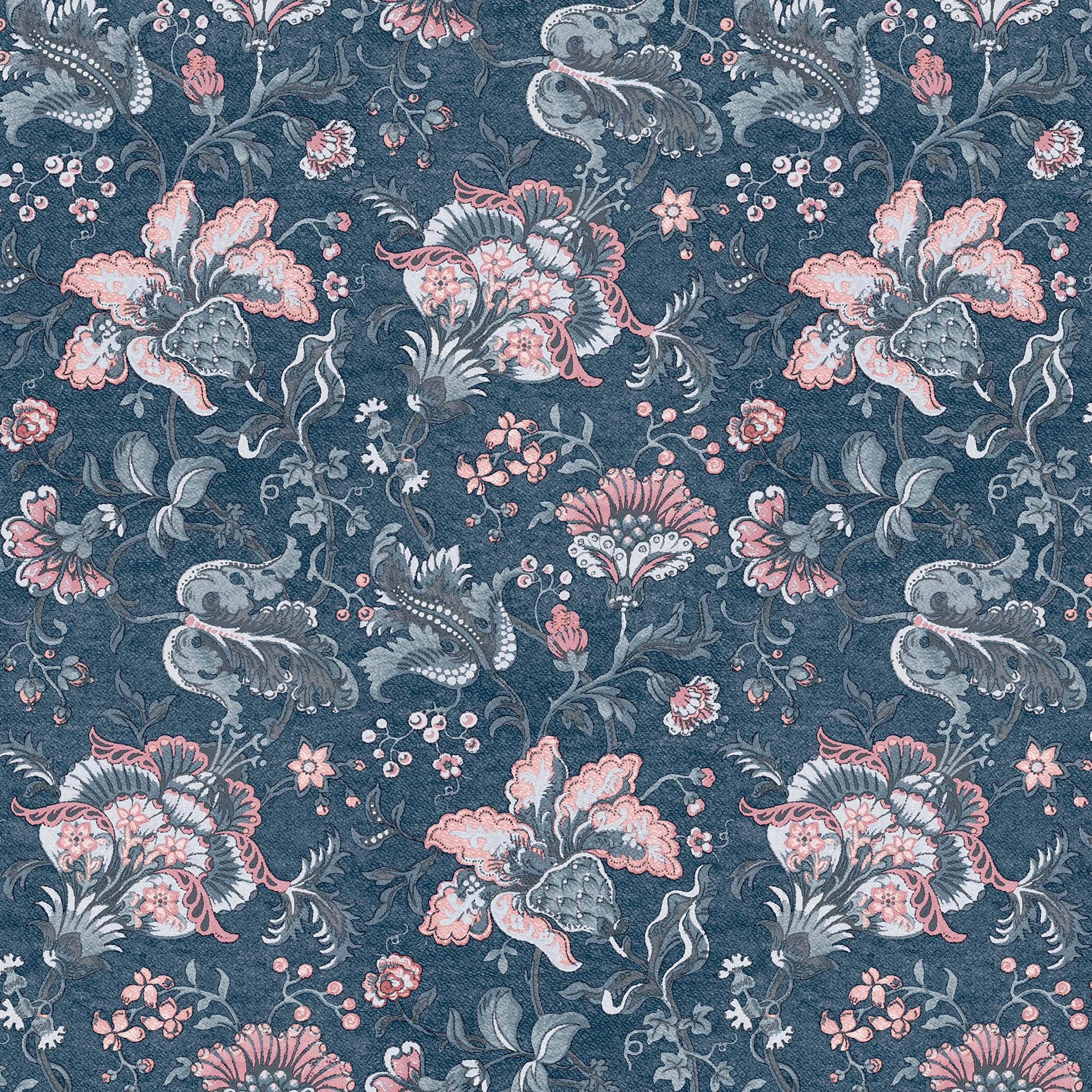 Laura Ashley Vliestapete "Laura Ashley Portia Dark Seaspray Vliestapete" Geblümt Glatt Laura Ashley Portia Dark Seaspray Vliestapete