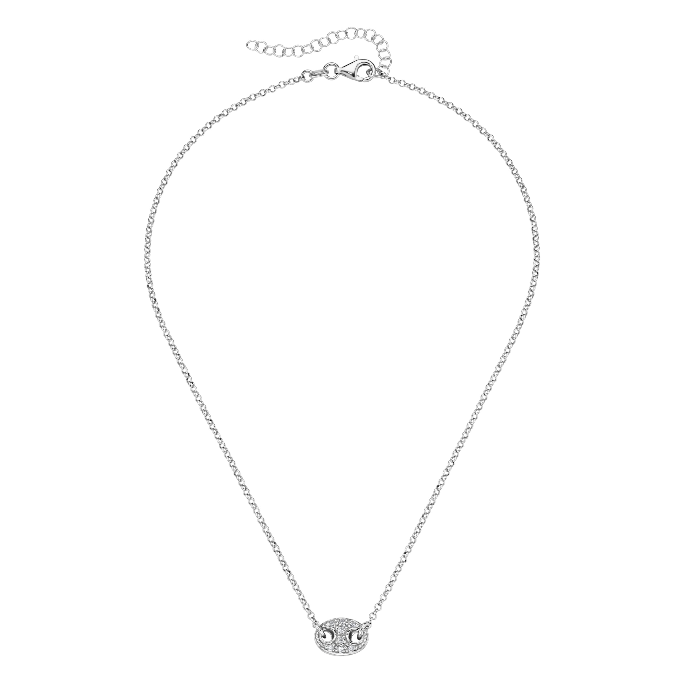 Smart Jewel Collier »Mittelteil mit Zirkonia, Silber 925«