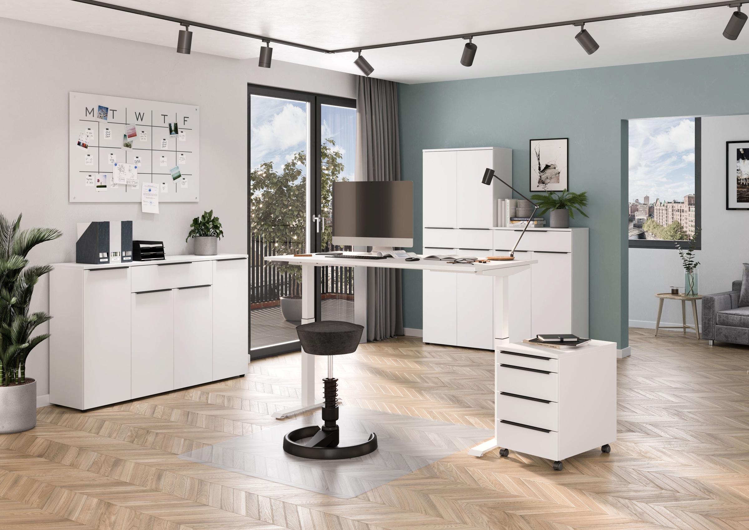 GERMANIA Aktenschrank »Mailand«, optional mit Schublade, Türdämpfer, Breite 80 cm, Made in Germany