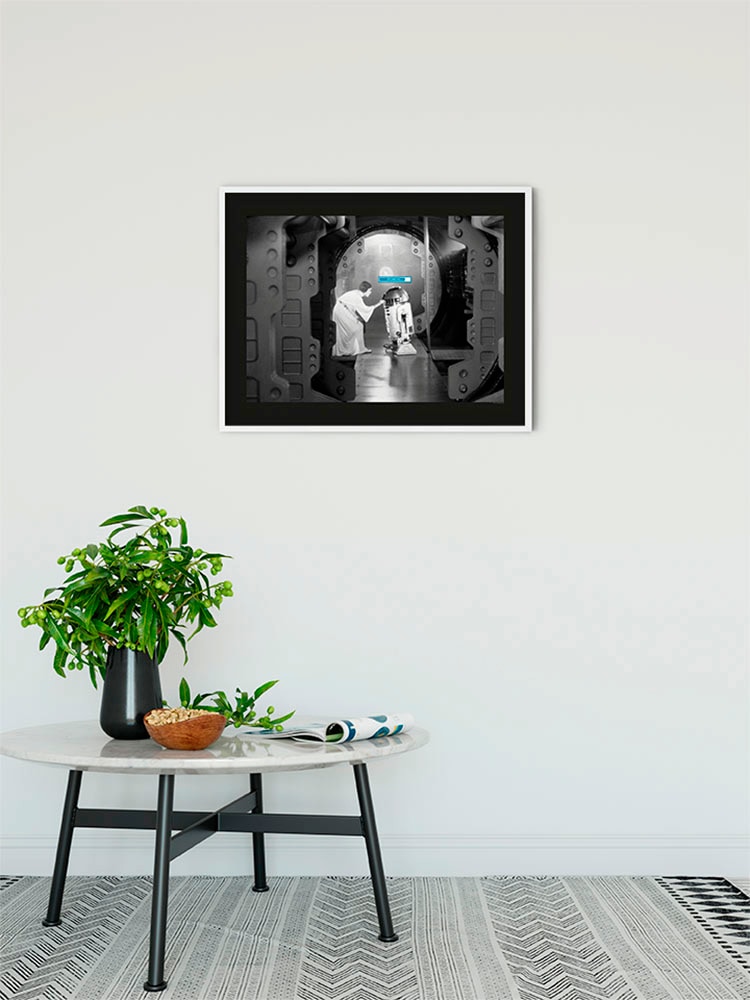 Komar Bild »Star Wars Classic Leia R2D2 Upload« Star Wars 1 Stk. tlg. Wandbild zur Dekoration im Kinderzimmer - ohne Rahmen