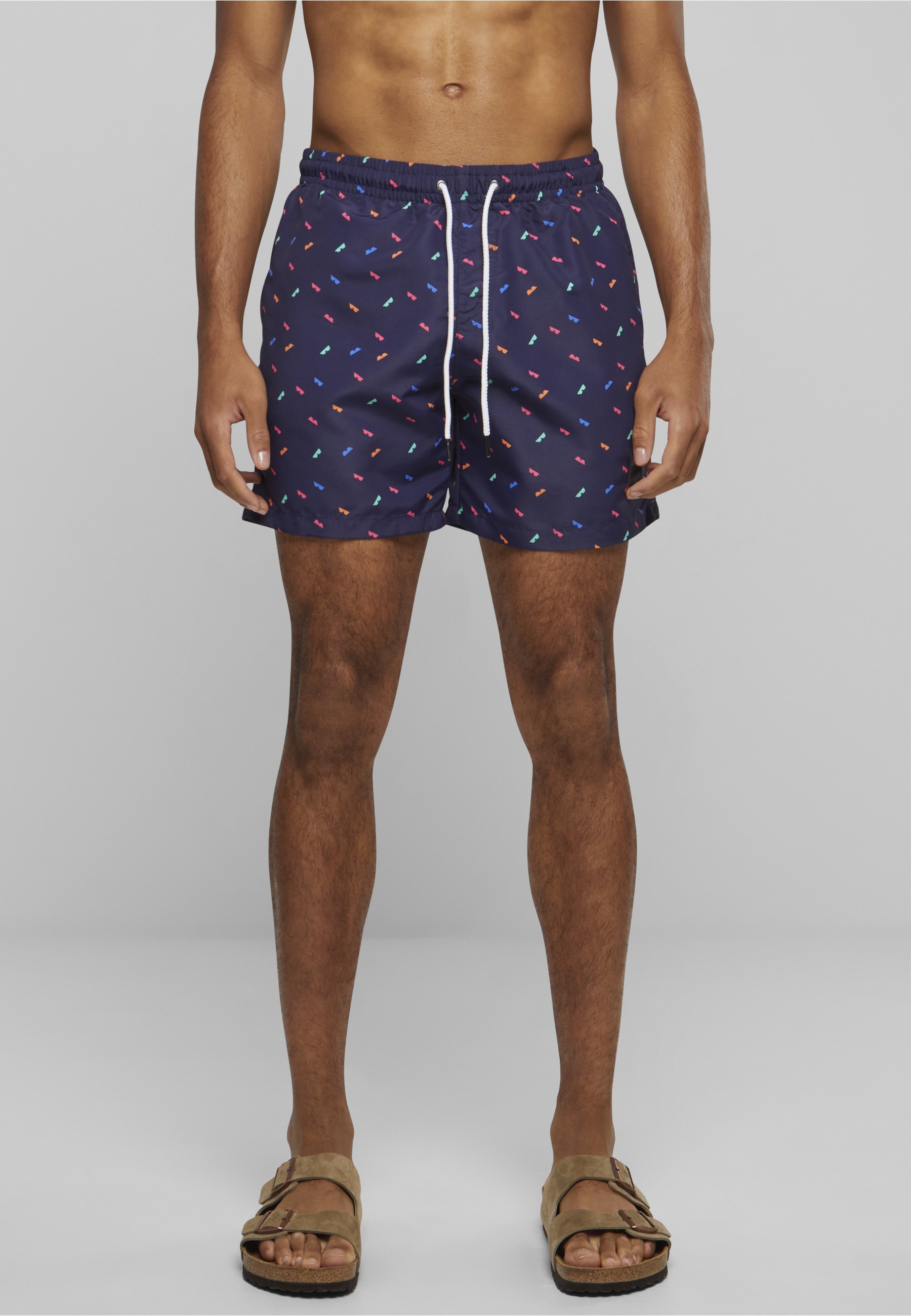 URBAN CLASSICS Badeshorts "Urban Classics Herren Pattern Swim Shorts" günstig online kaufen