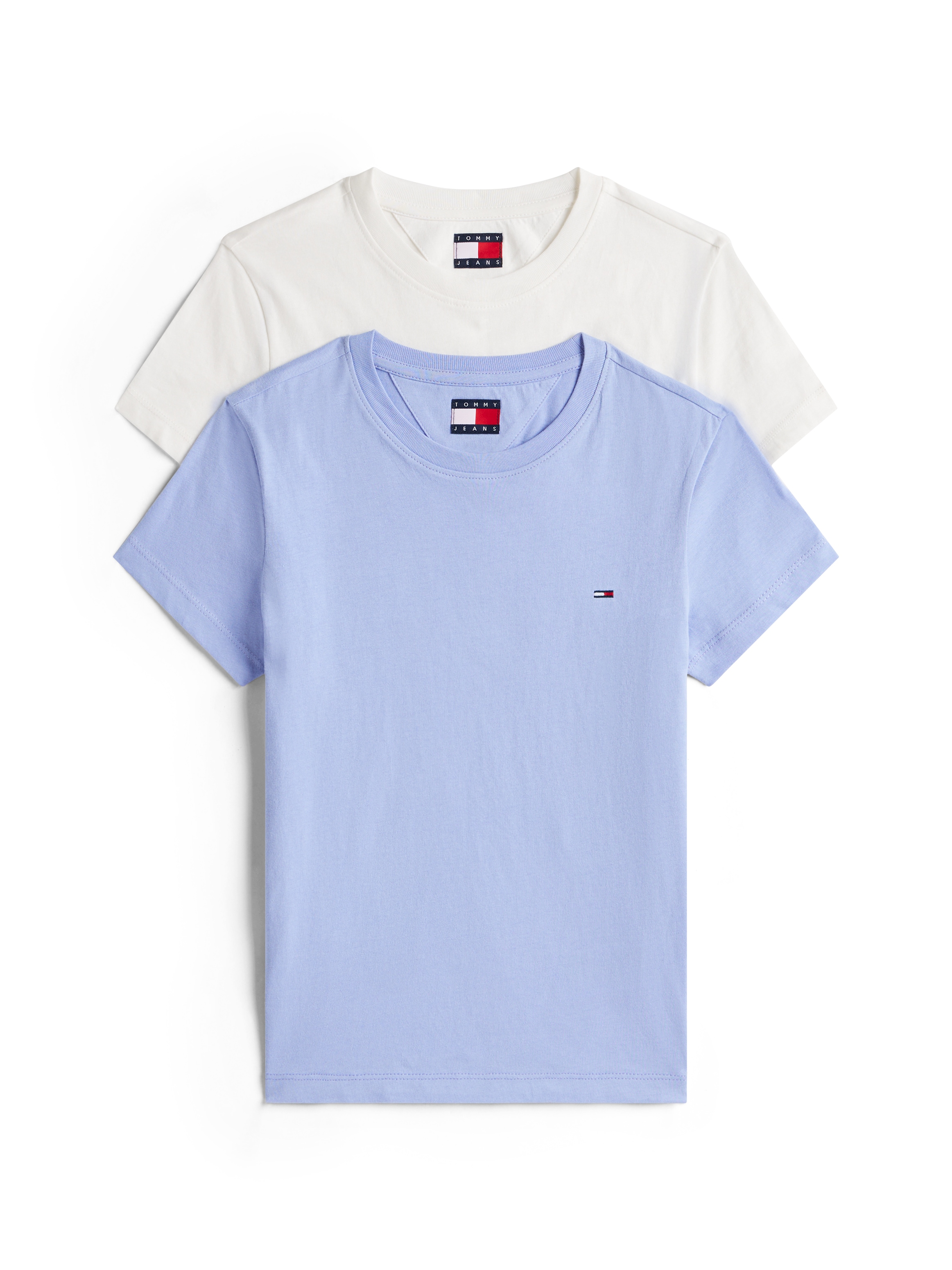 Tommy Jeans T-Shirt "TJW 2PACK C-NECK TEE", 2 Stk. mit Logo-Stickerei günstig online kaufen