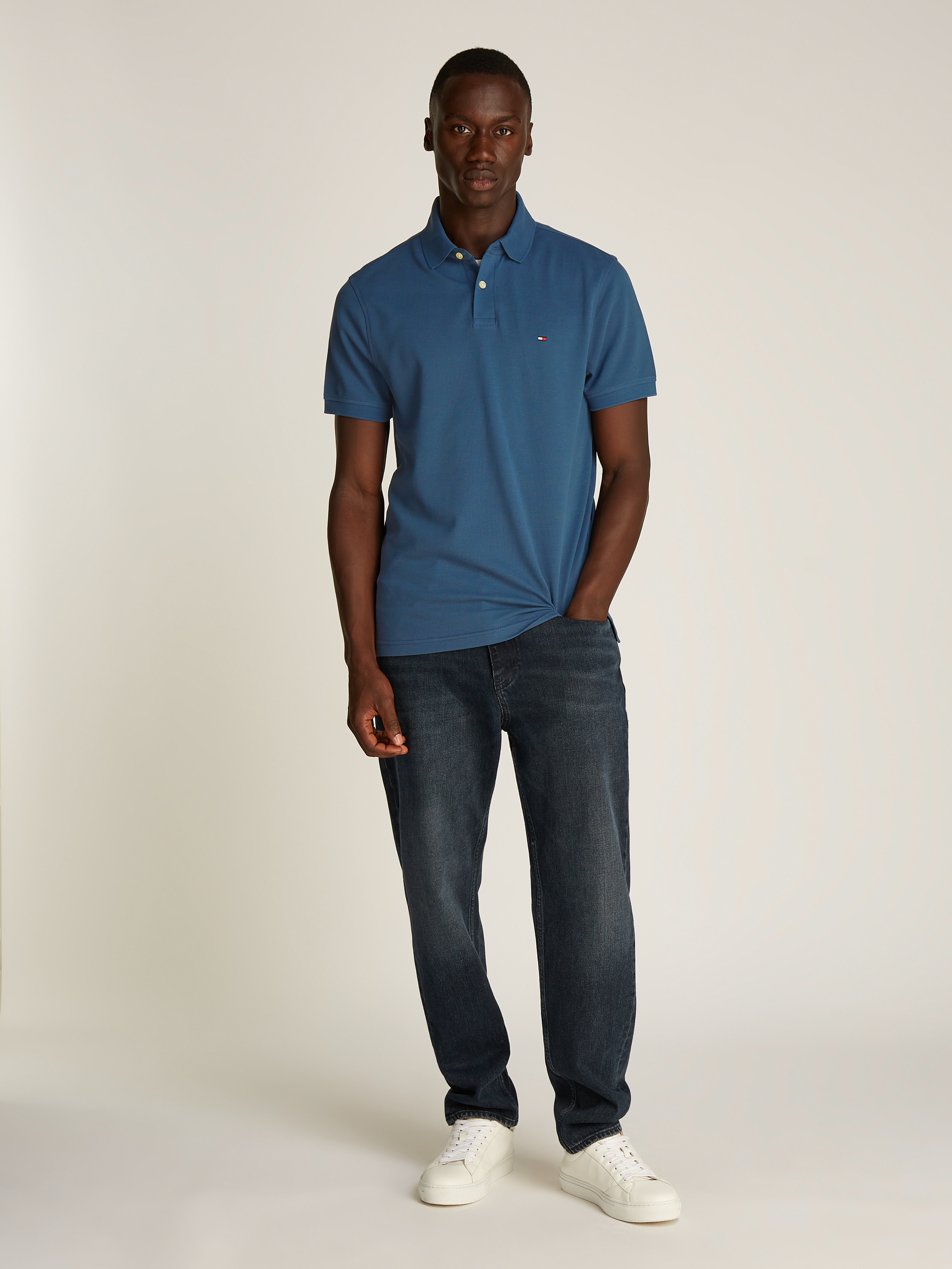 Tommy Hilfiger Poloshirt »1985 REGULAR POLO«, mit Tommy Hilfiger Kontraststreifen innen am Kragen