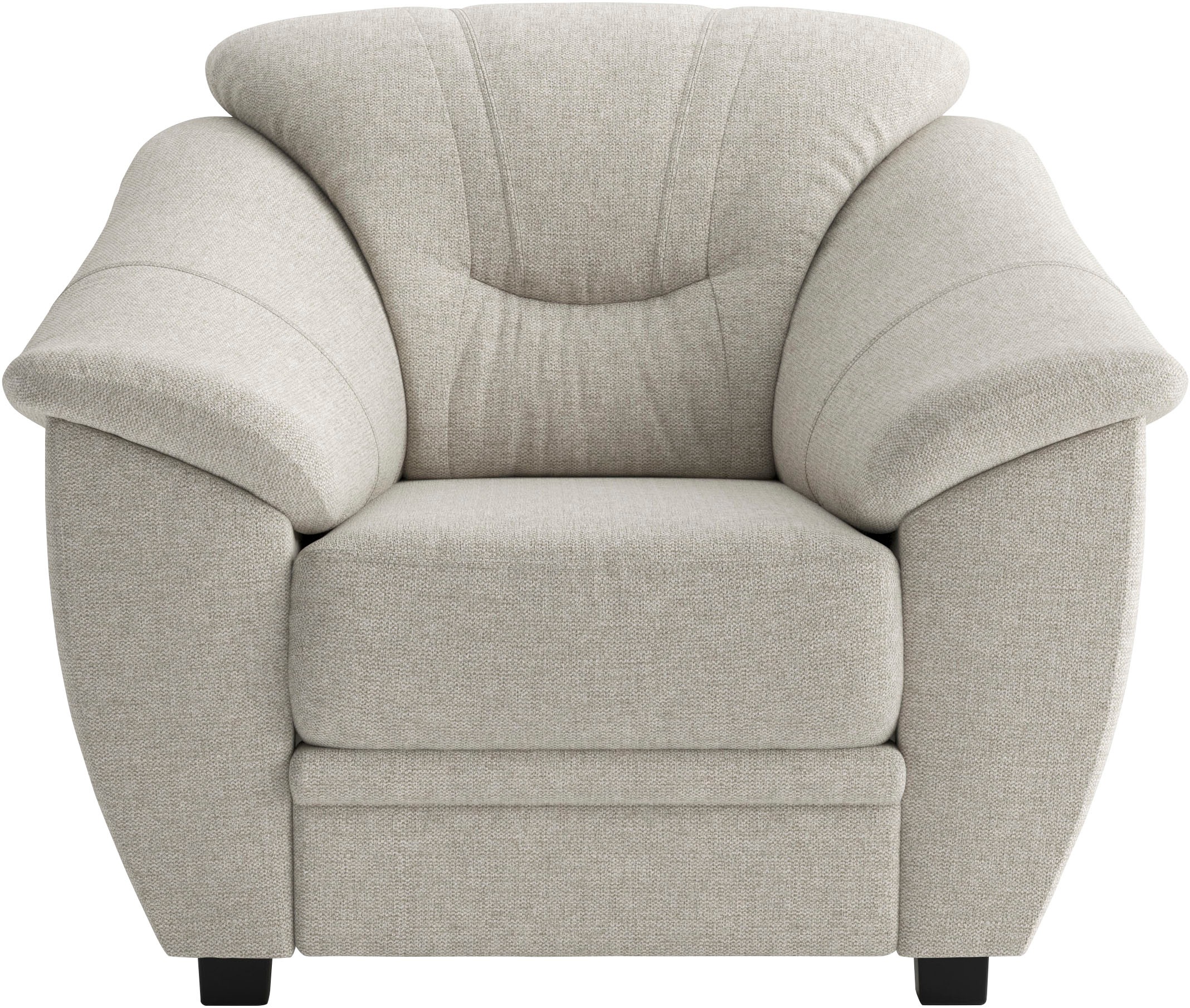 sit&more Sessel "Savona, B: 103 cm, Federkern-Polsterung, komfortable Sitzhöhe 46 cm" Bequeme Armlehnen, Ziernähte, frei im Raum stellbar, zeitloses Design