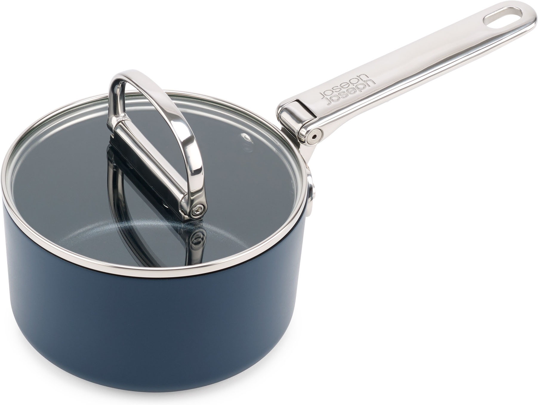 Joseph Joseph Bratpfanne »Space 15 cm antihaftbeschichtete Pfanne mit Klappgriff und Deckel« Edelstahl 1 tlg.