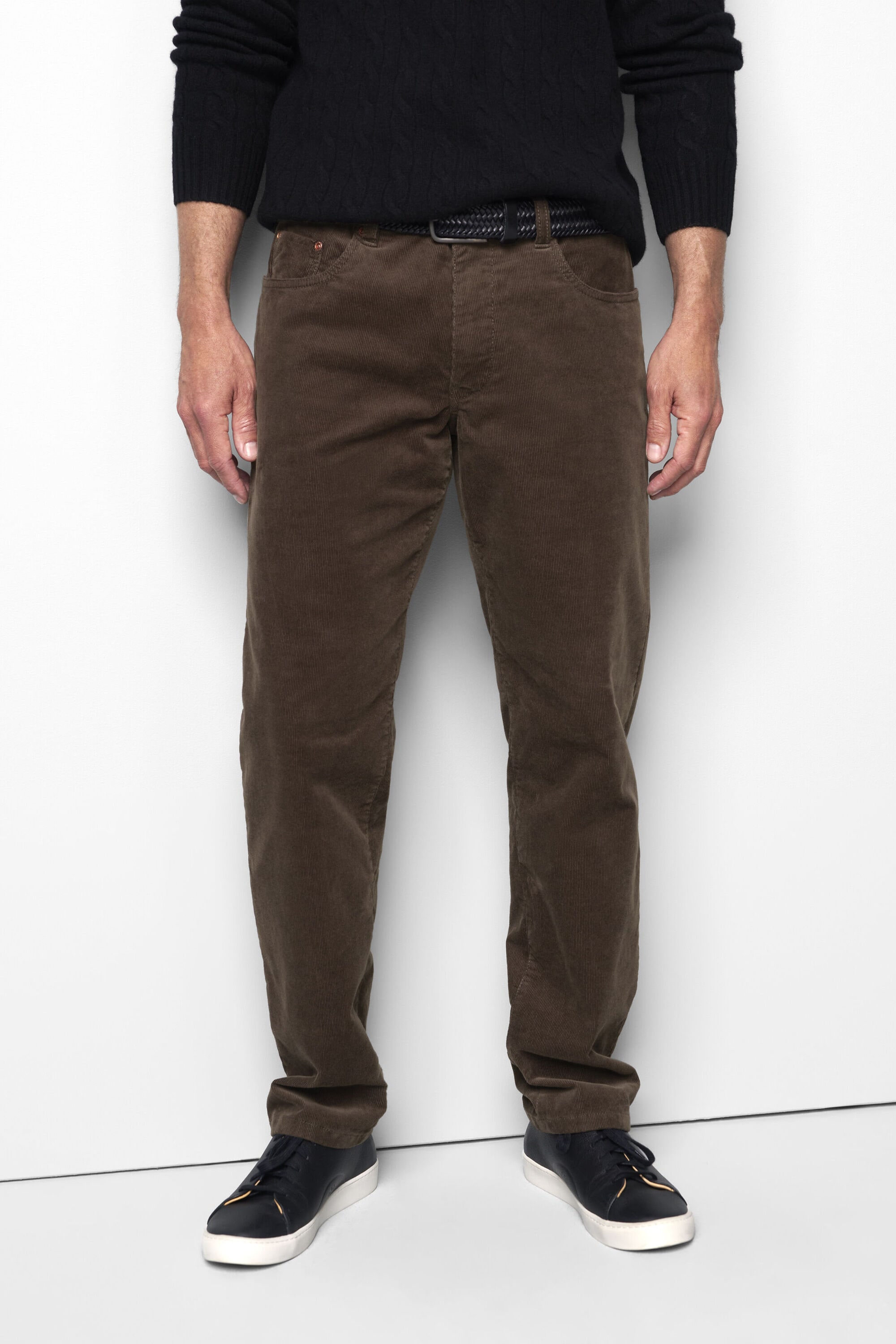 MEYER Chinos "M5 Six 2-6599" aus softem Cord M5 Serie