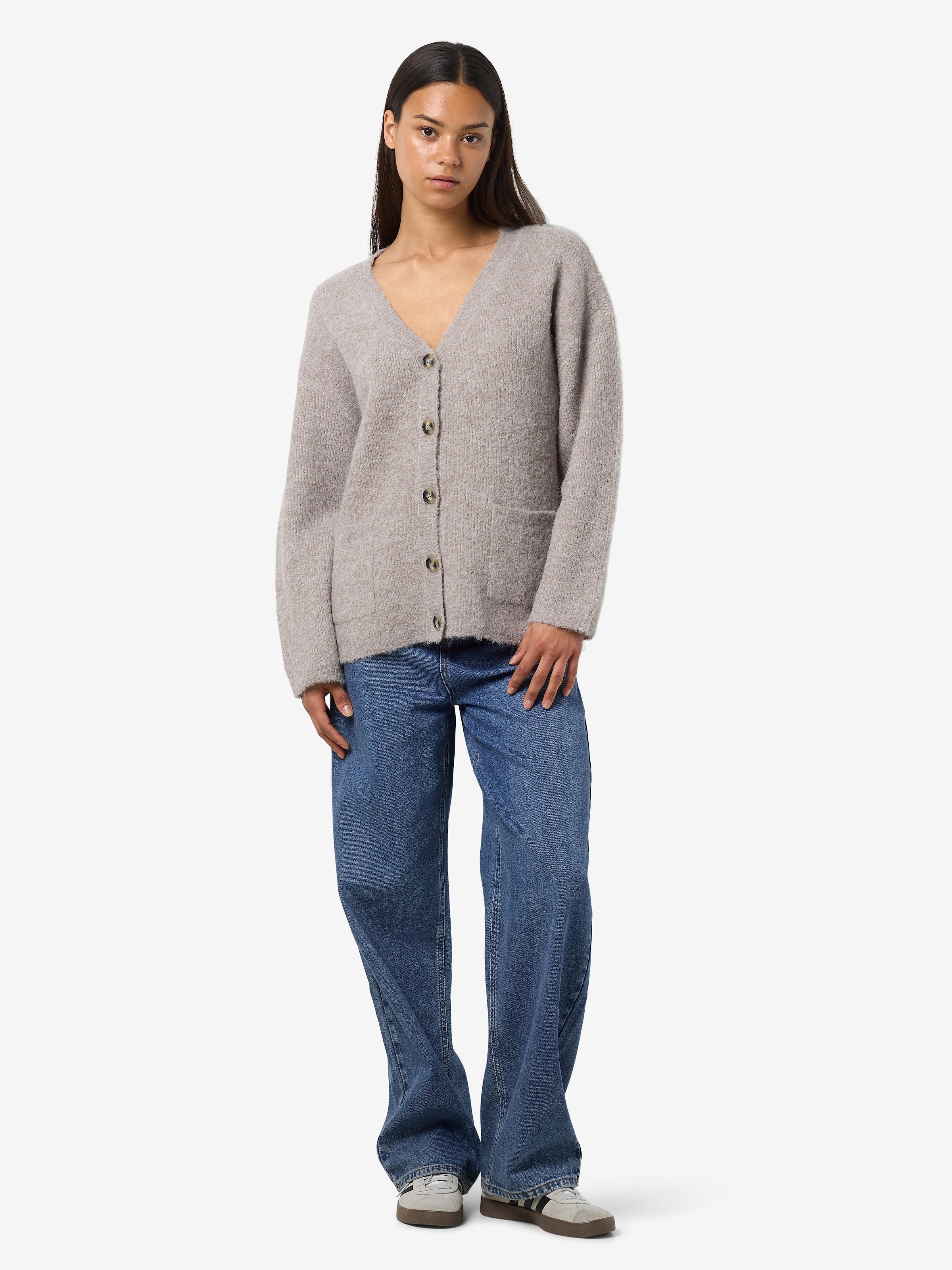 Noisy may Strickjacke "NMDOLLY L/S KNIT CARDIGAN FWD NOOS" günstig online kaufen
